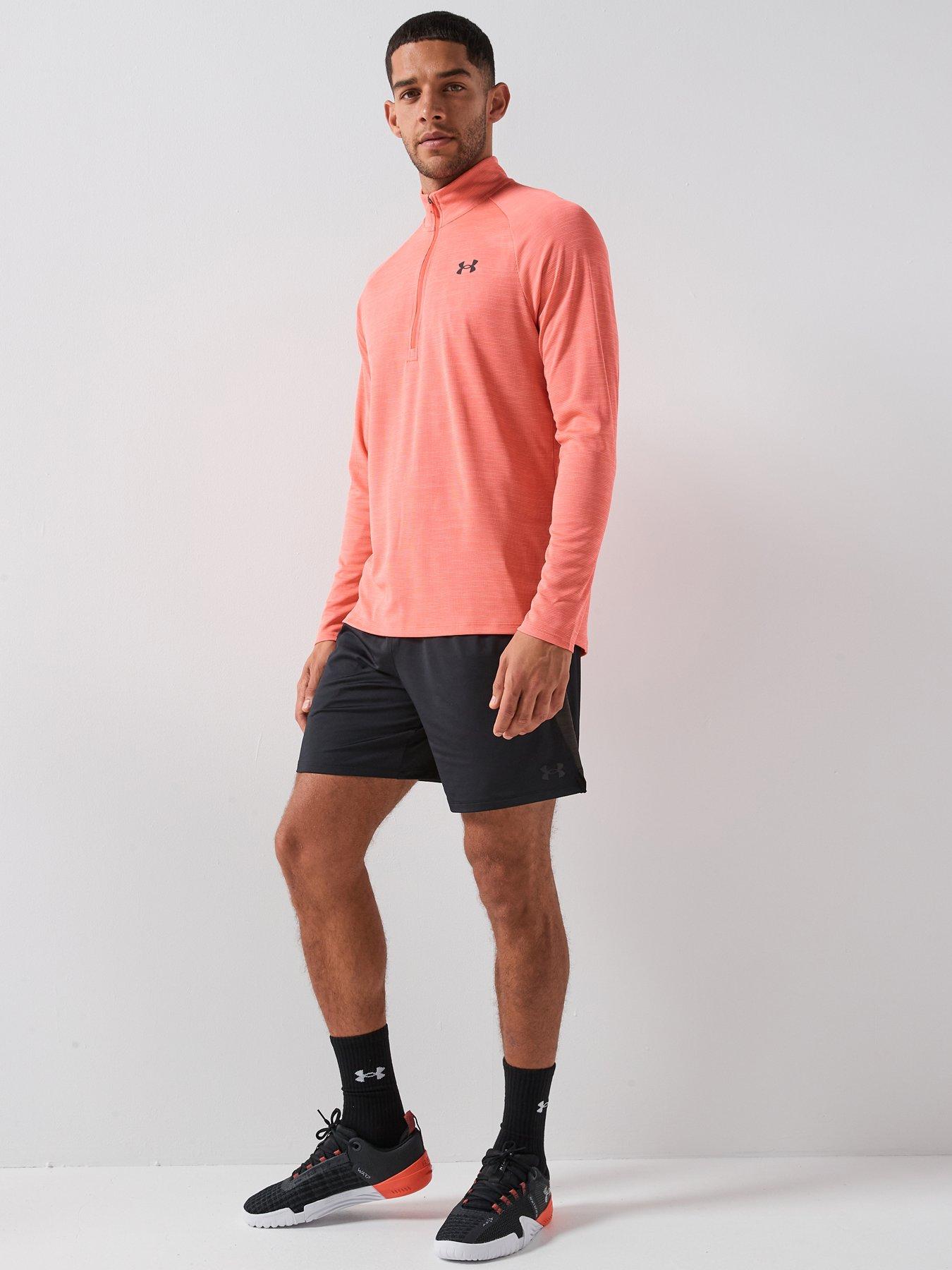 Image 3 of 5 of UNDER ARMOUR Mens Training Tech 1/2 Zip Top - Venom Red