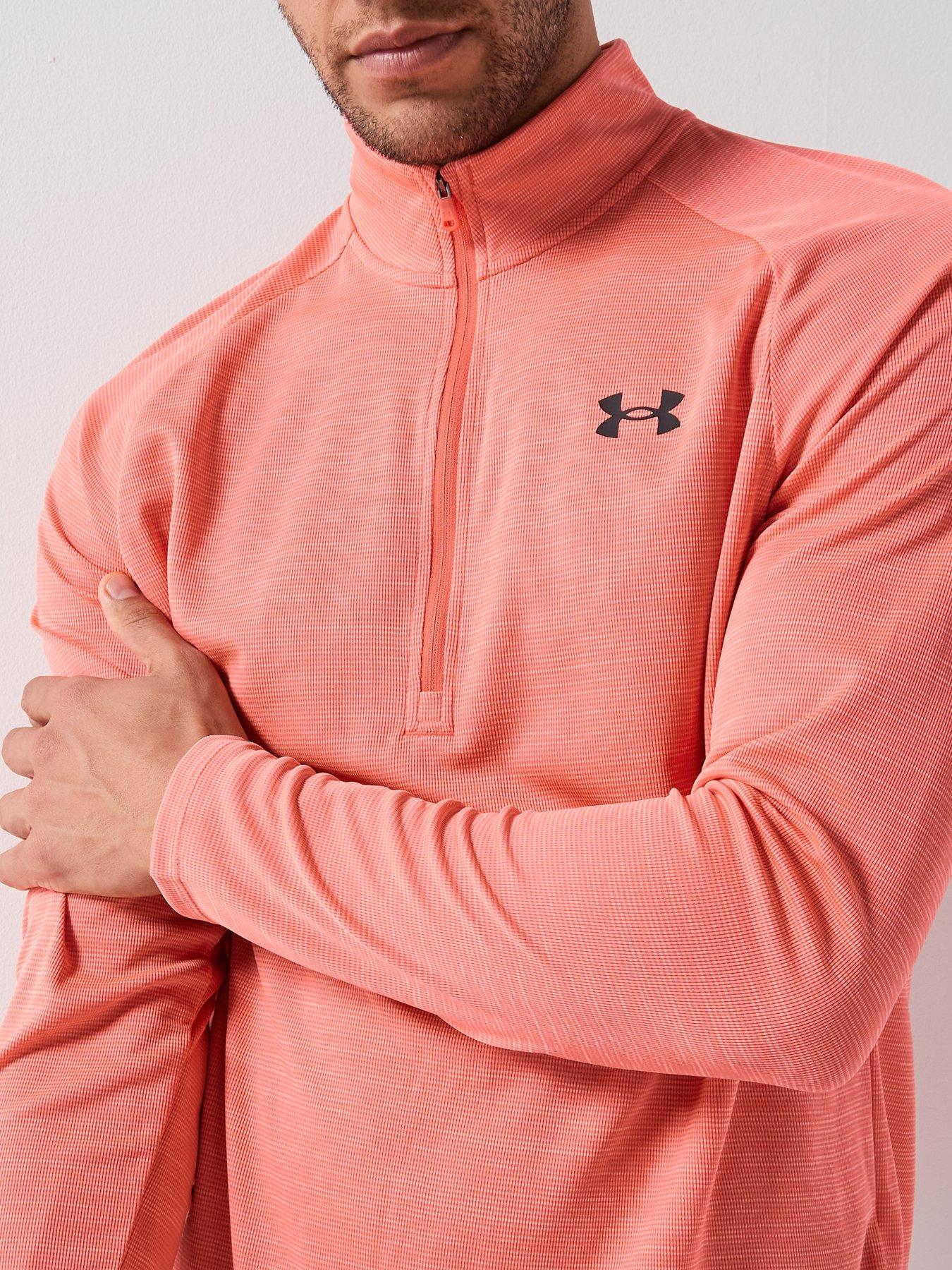 Image 4 of 5 of UNDER ARMOUR Mens Training Tech 1/2 Zip Top - Venom Red
