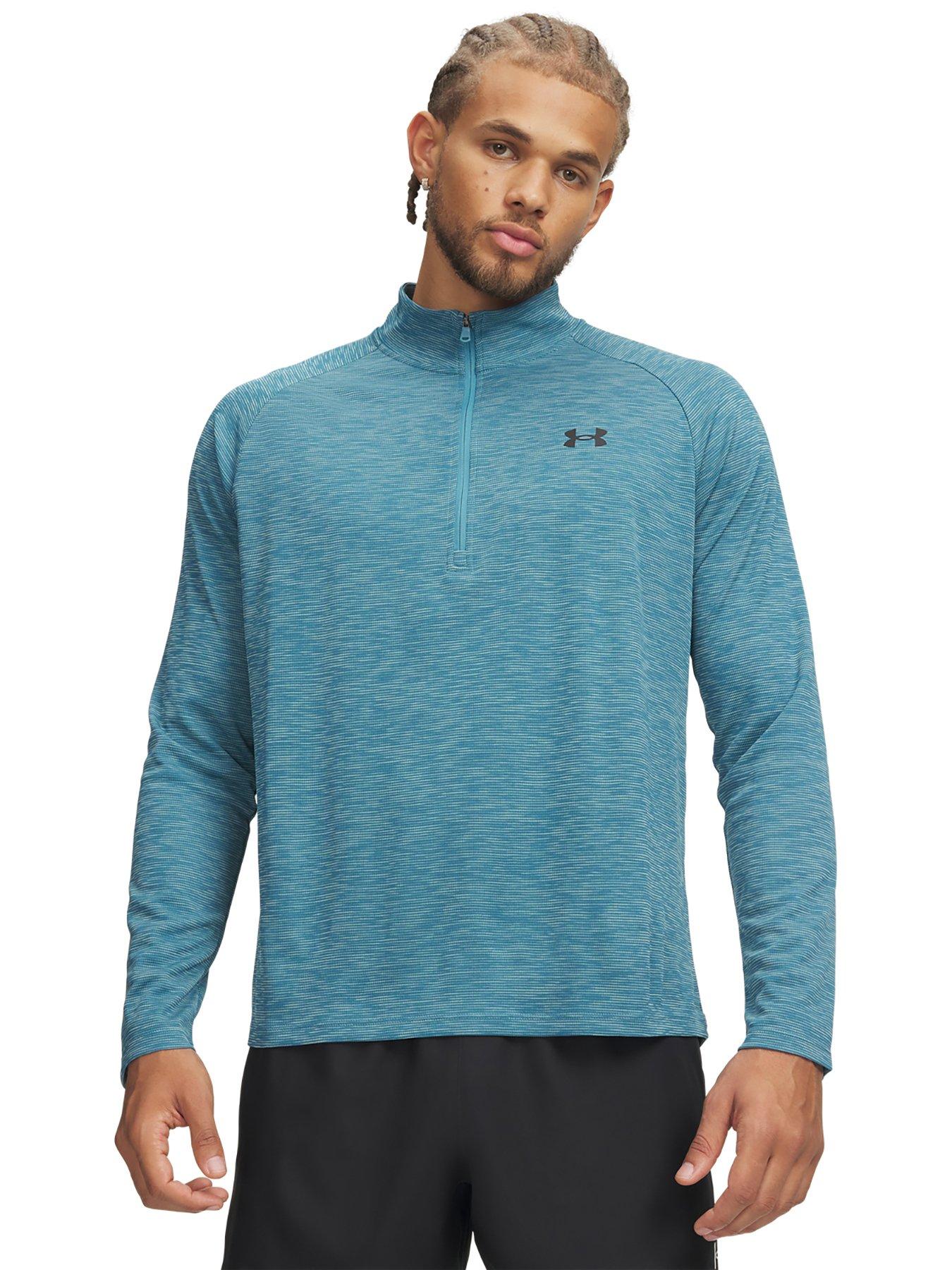 Image 1 of 3 of UNDER ARMOUR Mens Training Tech 1/2 Zip - Blue