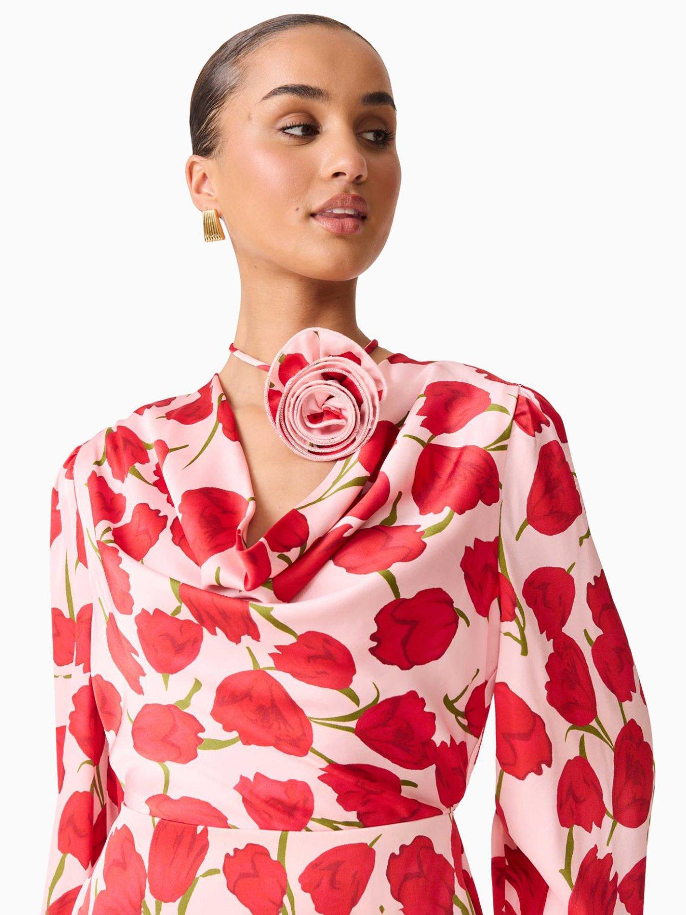 Image 4 of 6 of Elliatt Melia Long Sleeve Mini Dress - Pink