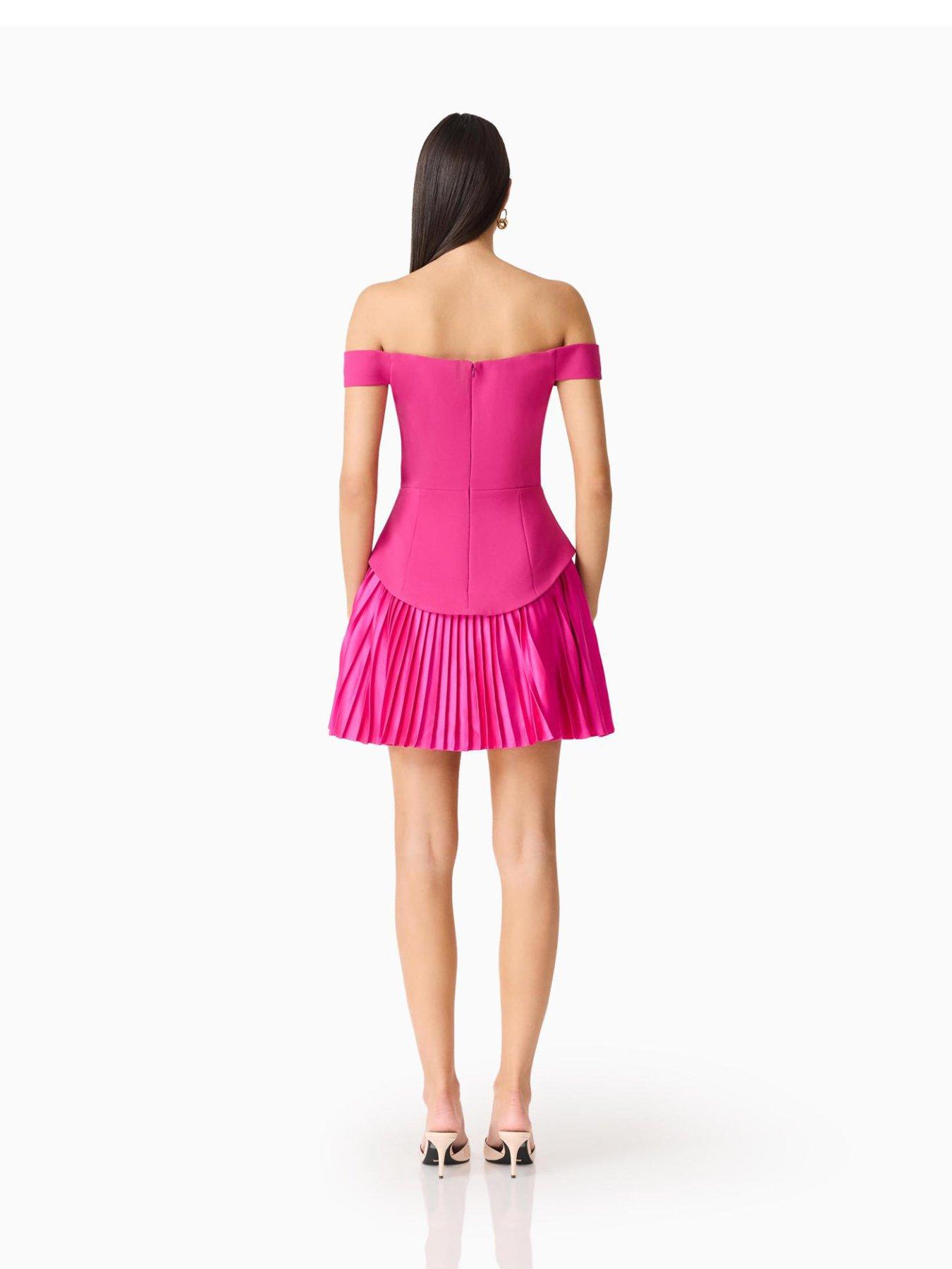 Image 2 of 7 of Elliatt Elva Off The Shoulder Mini Dress