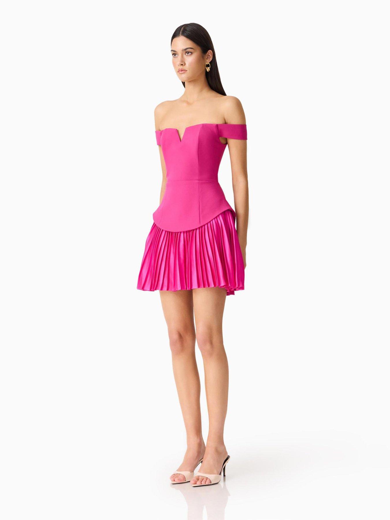 Image 4 of 7 of Elliatt Elva Off The Shoulder Mini Dress