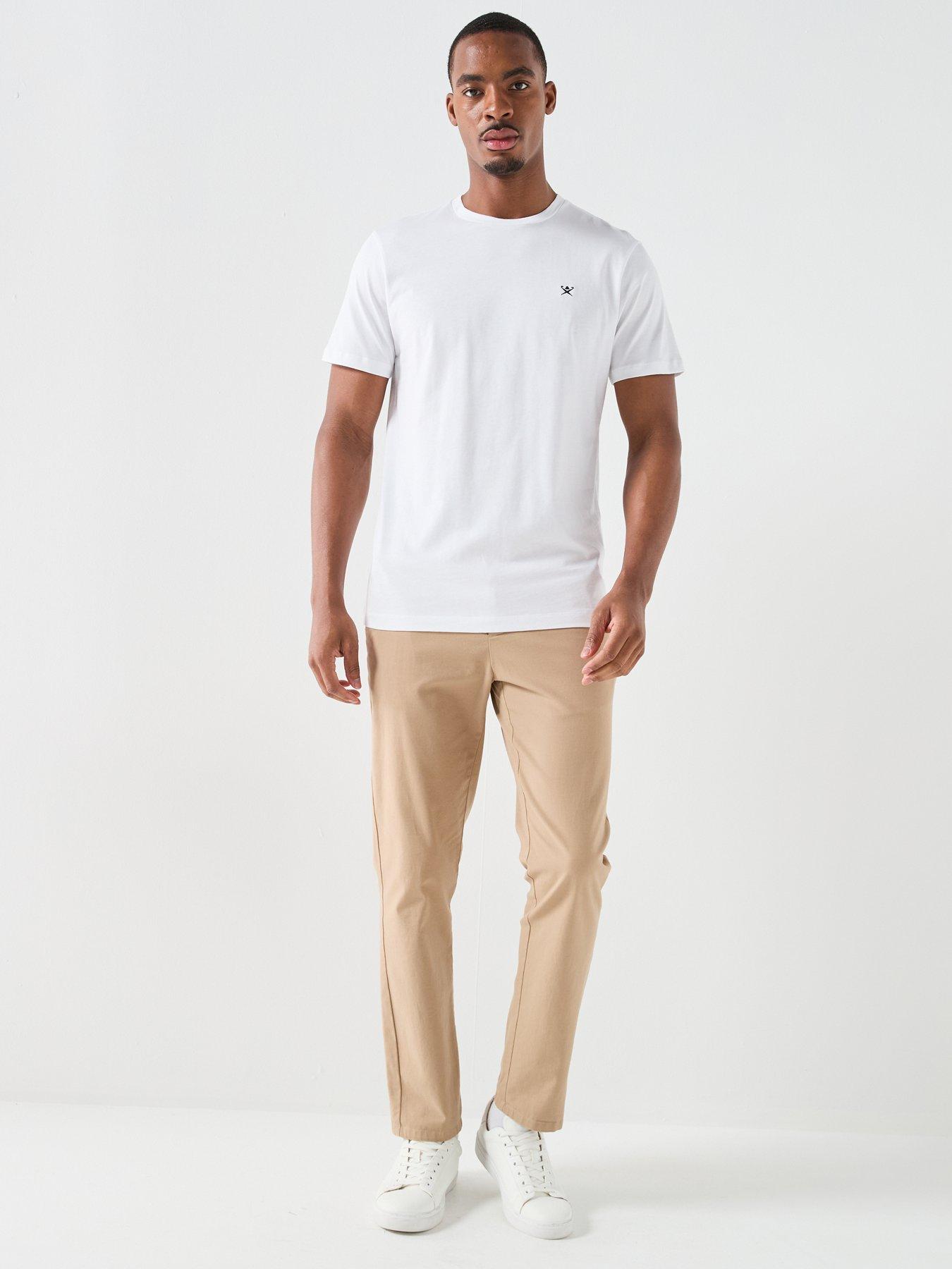 Image 3 of 5 of Hackett Chest Logo T-Shirt &ndash; White