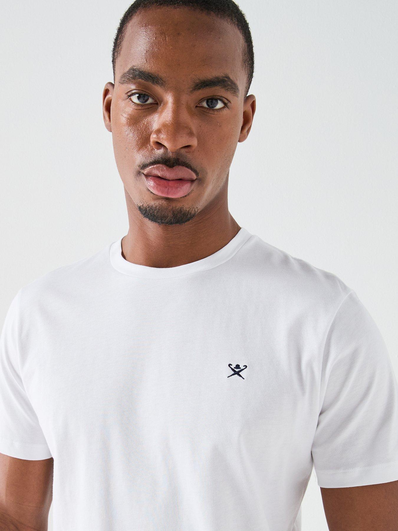 Image 4 of 5 of Hackett Chest Logo T-Shirt &ndash; White