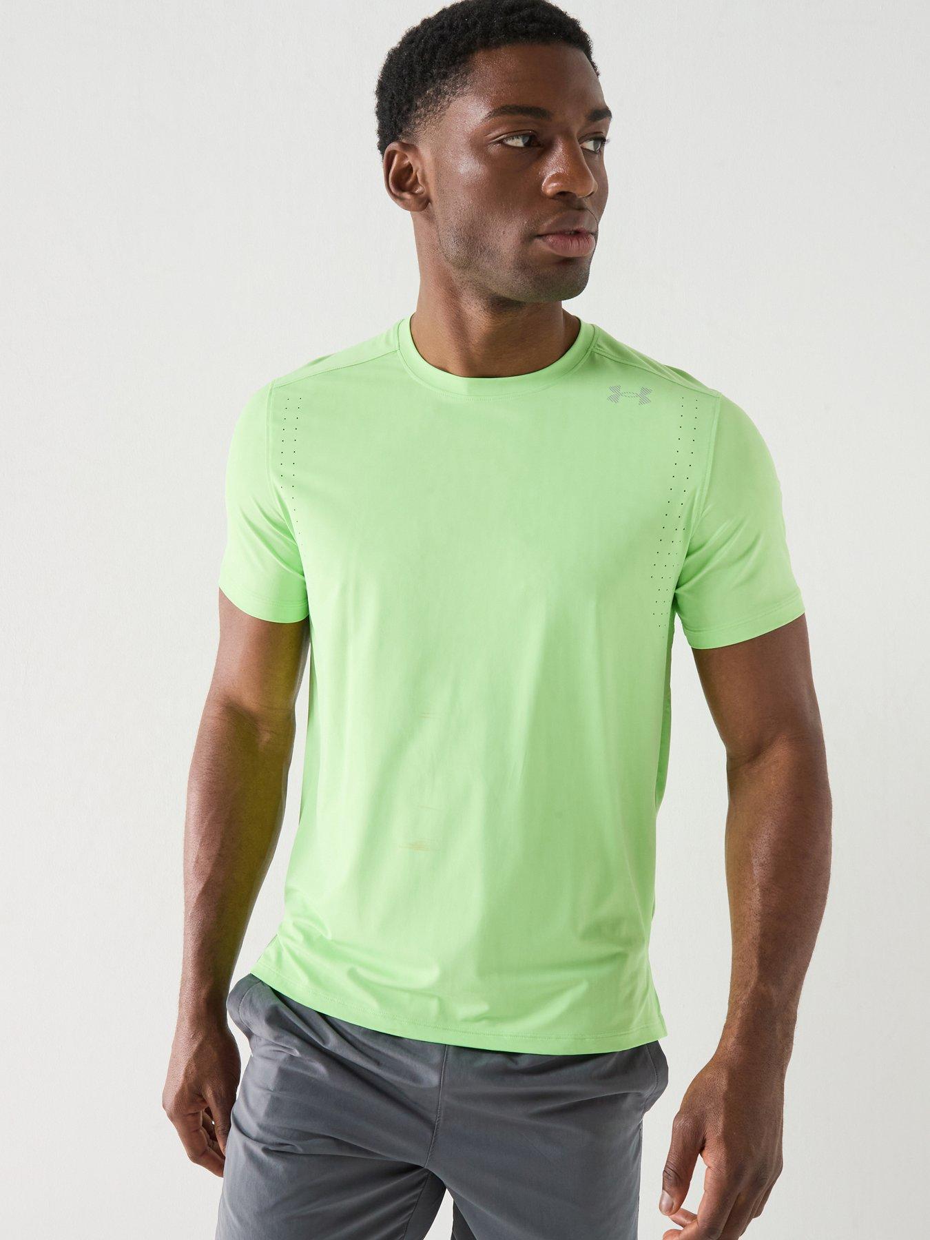 UNDER ARMOUR Mens Running Velociti Pro Short Sleeve T-shirt - Green