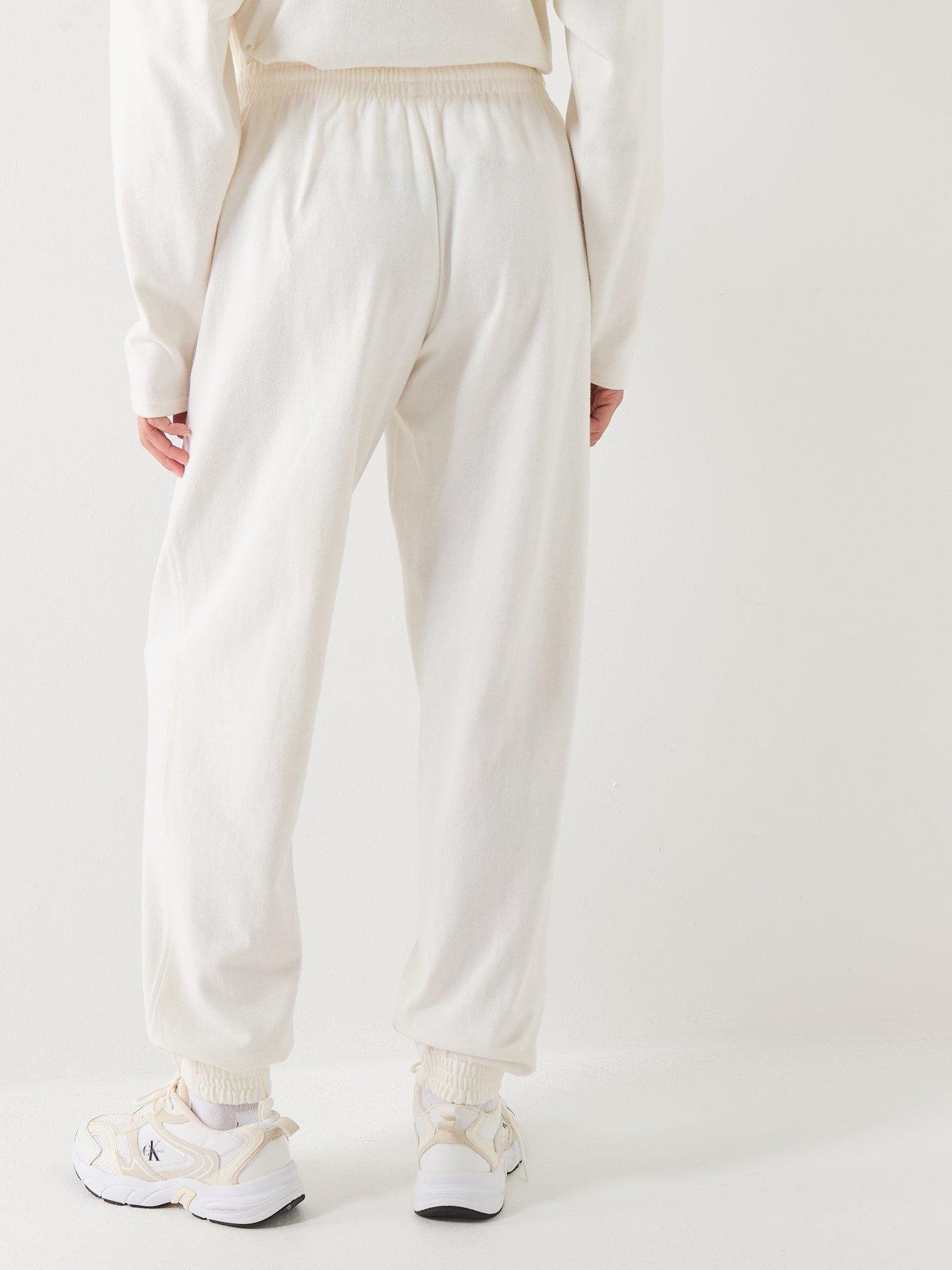 Image 2 of 6 of Calvin Klein Gx Jersey Jogger - White