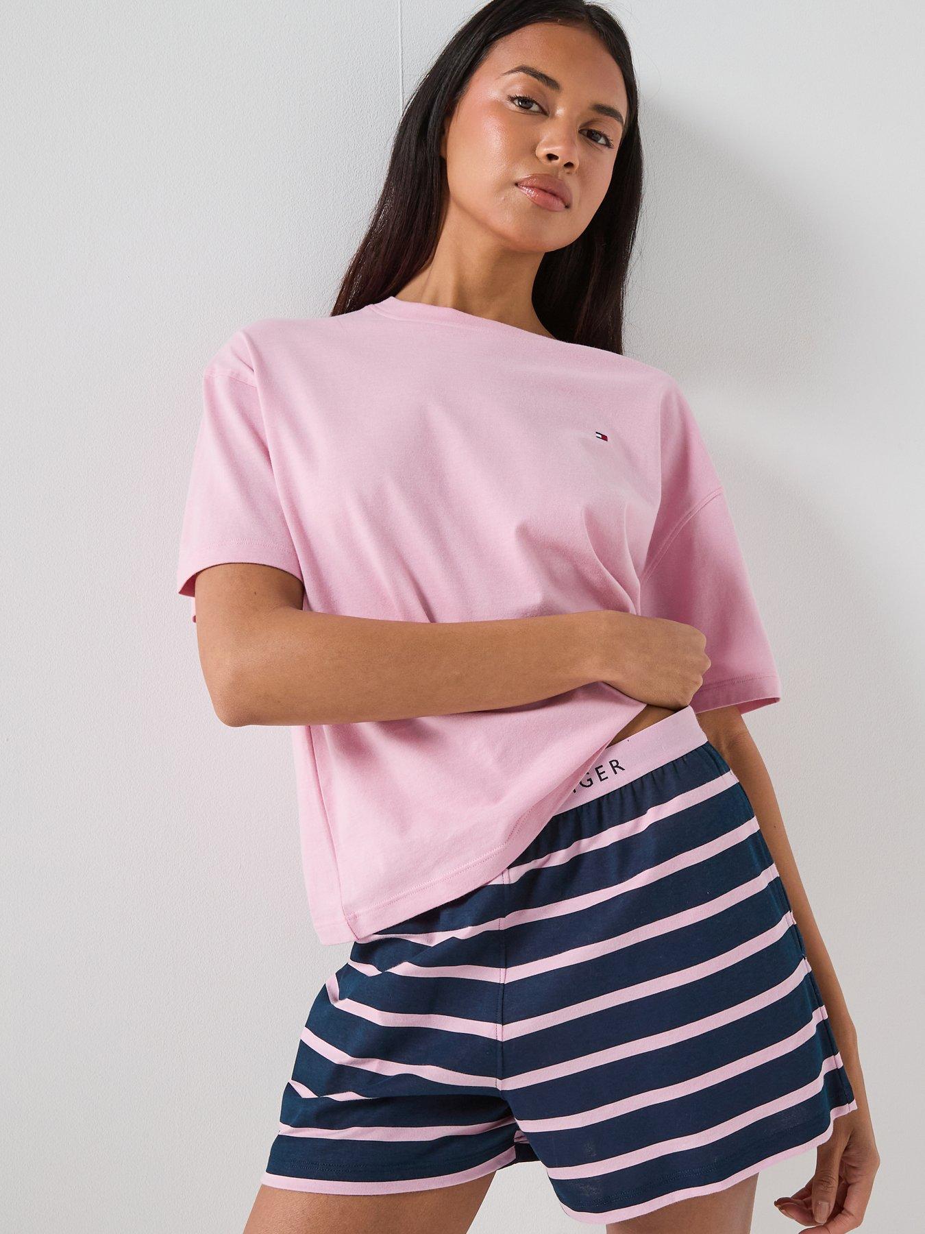 Tommy Hilfiger Short Sleeve Pyjama Short Set - Pink
