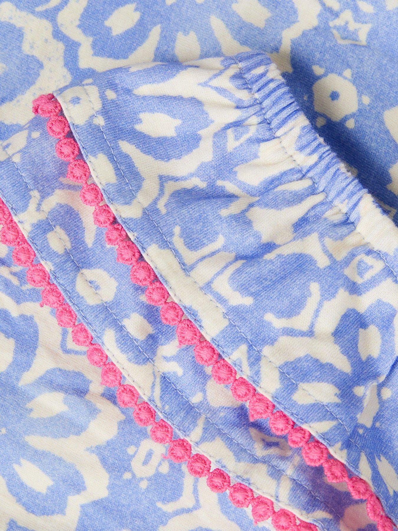 Image 4 of 4 of Monsoon Girls Batik Playsuit - Navy