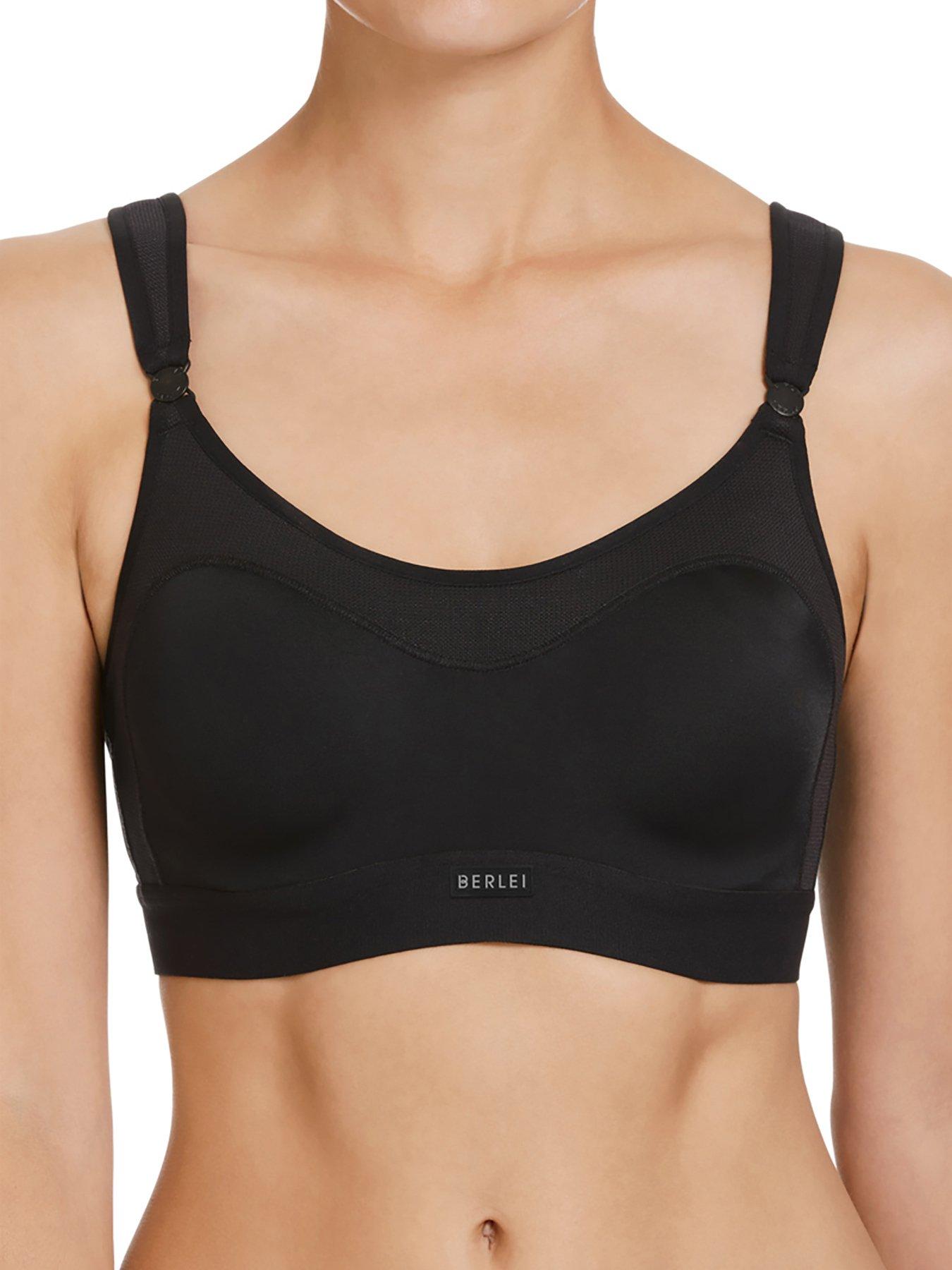 Berlei Ultimate Performance Crop Top Underwired Bra - Black