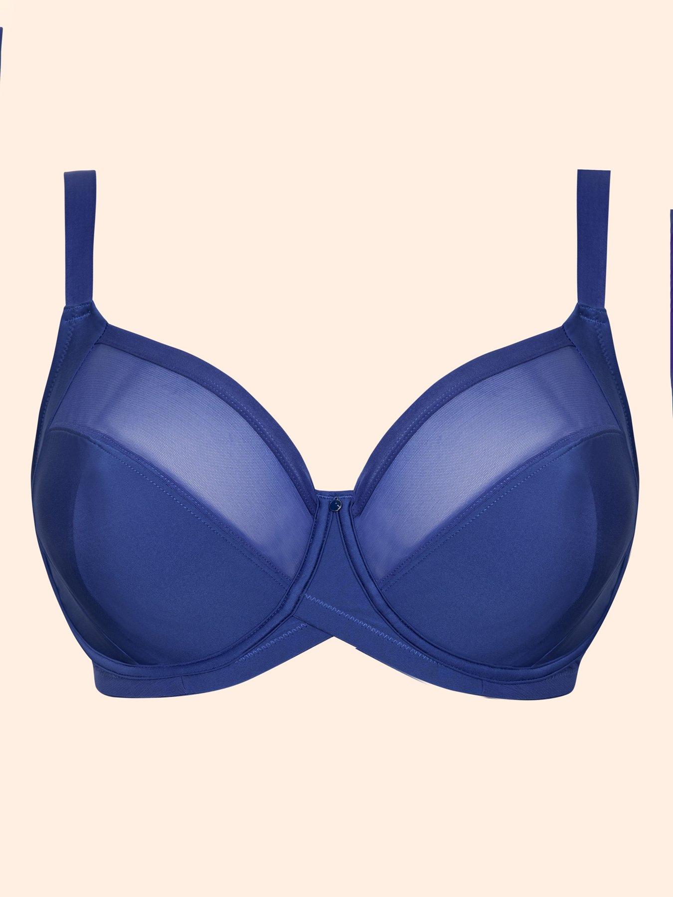 Image 6 of 6 of Curvy Kate &nbsp;Curvy Kate Wonderfully Full Cup Side Support Bra - Dark Blue&nbsp;