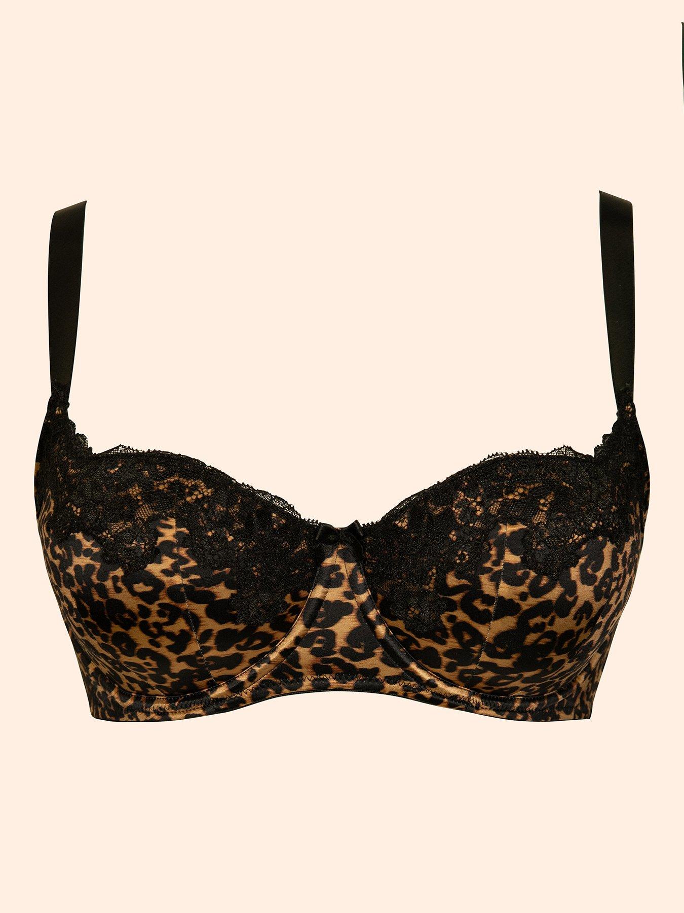 Image 6 of 6 of Curvy Kate Boost Lace Balcony Bra&nbsp; - Leopard Print