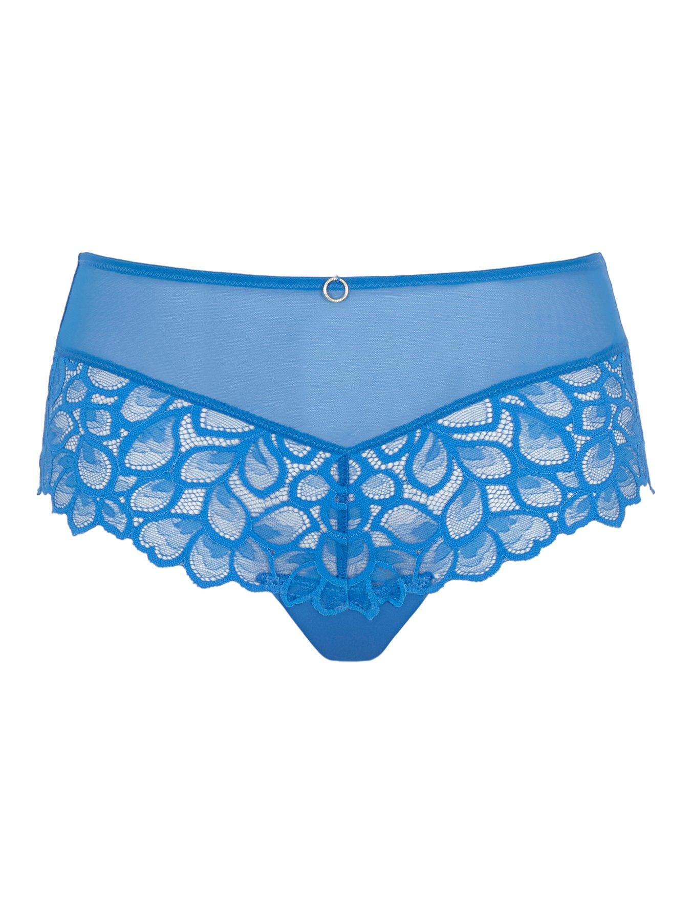 Image 5 of 5 of Panache Allure Azure Blue Deep Brief - Azure Blue