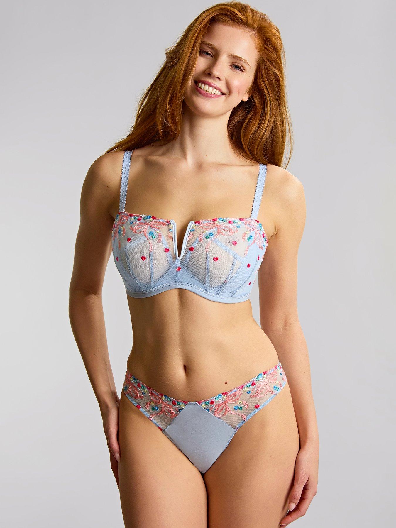 Panache Panache Ottilie Dusky Blue Brazilian Brief - Dusky Blue