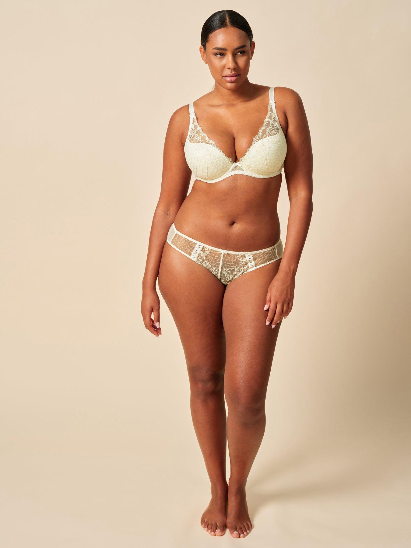 Gossard Lacage Lace Brief - Pale Ivory