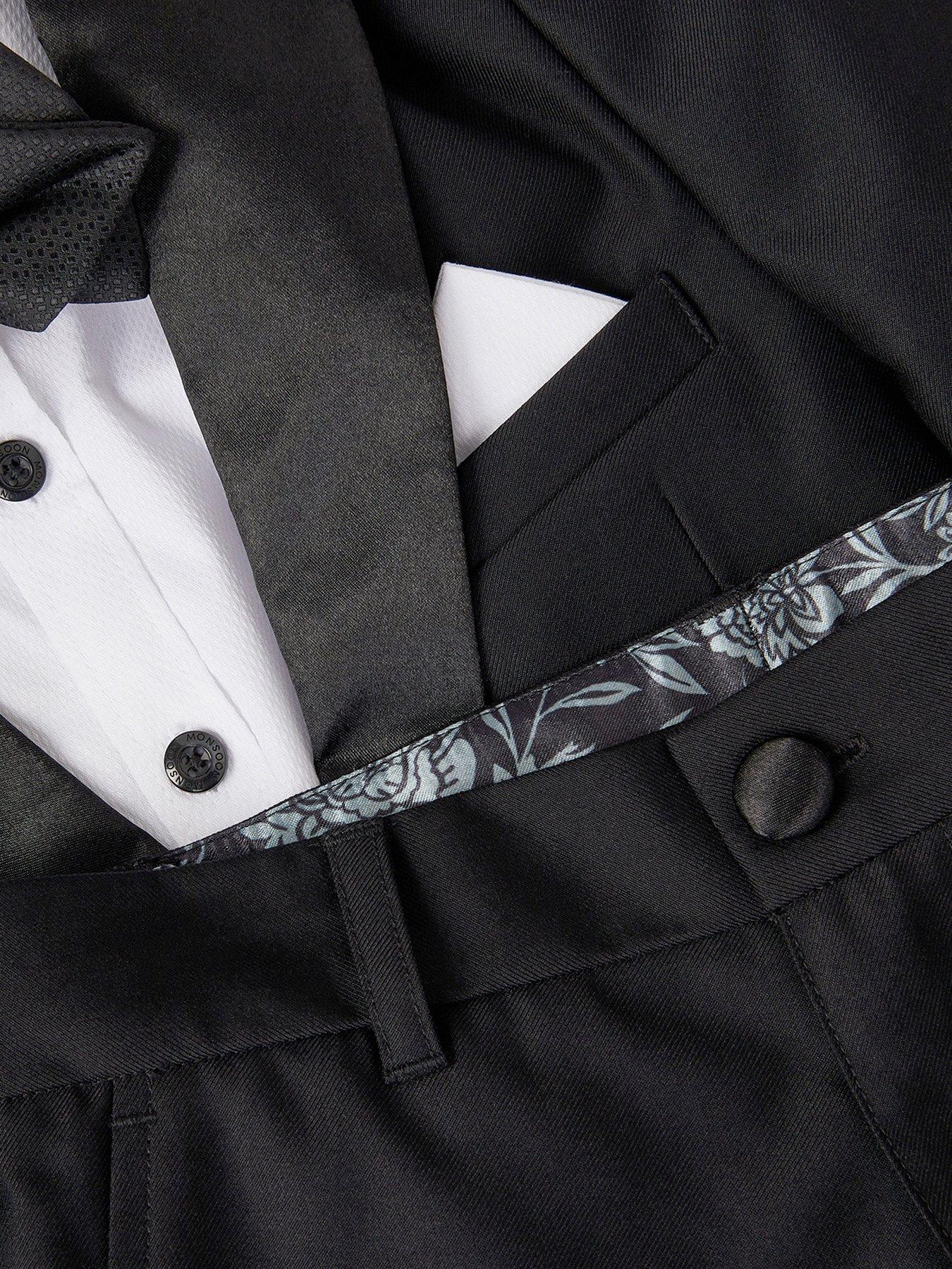 Image 4 of 4 of Monsoon Boys Luca Tuxedo With Jacket - Black