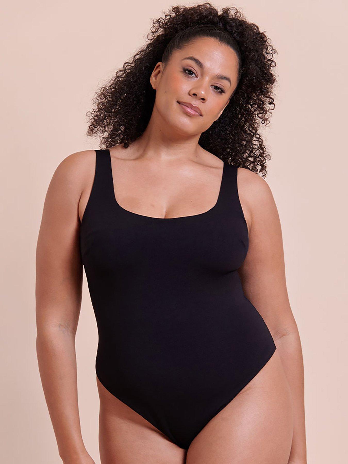 Image 1 of 5 of Curvy Kate Smoothie Support Stretch Body - Black
