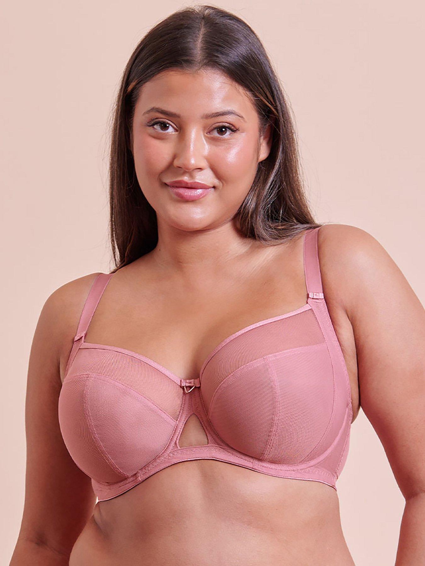 Curvy Kate Victory Side Support Balcony Bra, Pink, Size 32Hh, Women