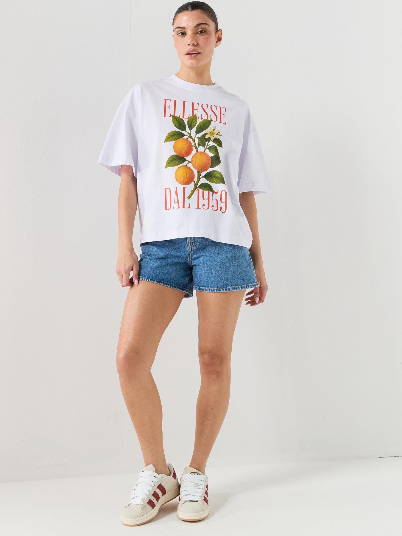 Image 3 of 4 of Ellesse Womens 1959 T-Shirt - White