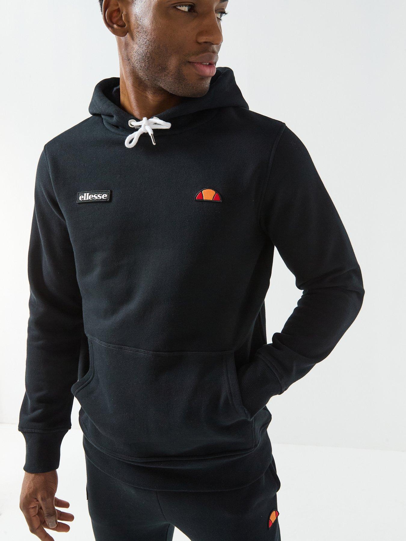 Ellesse Mens Traccota Oh Hoody  &  Jog Pant Set - Black