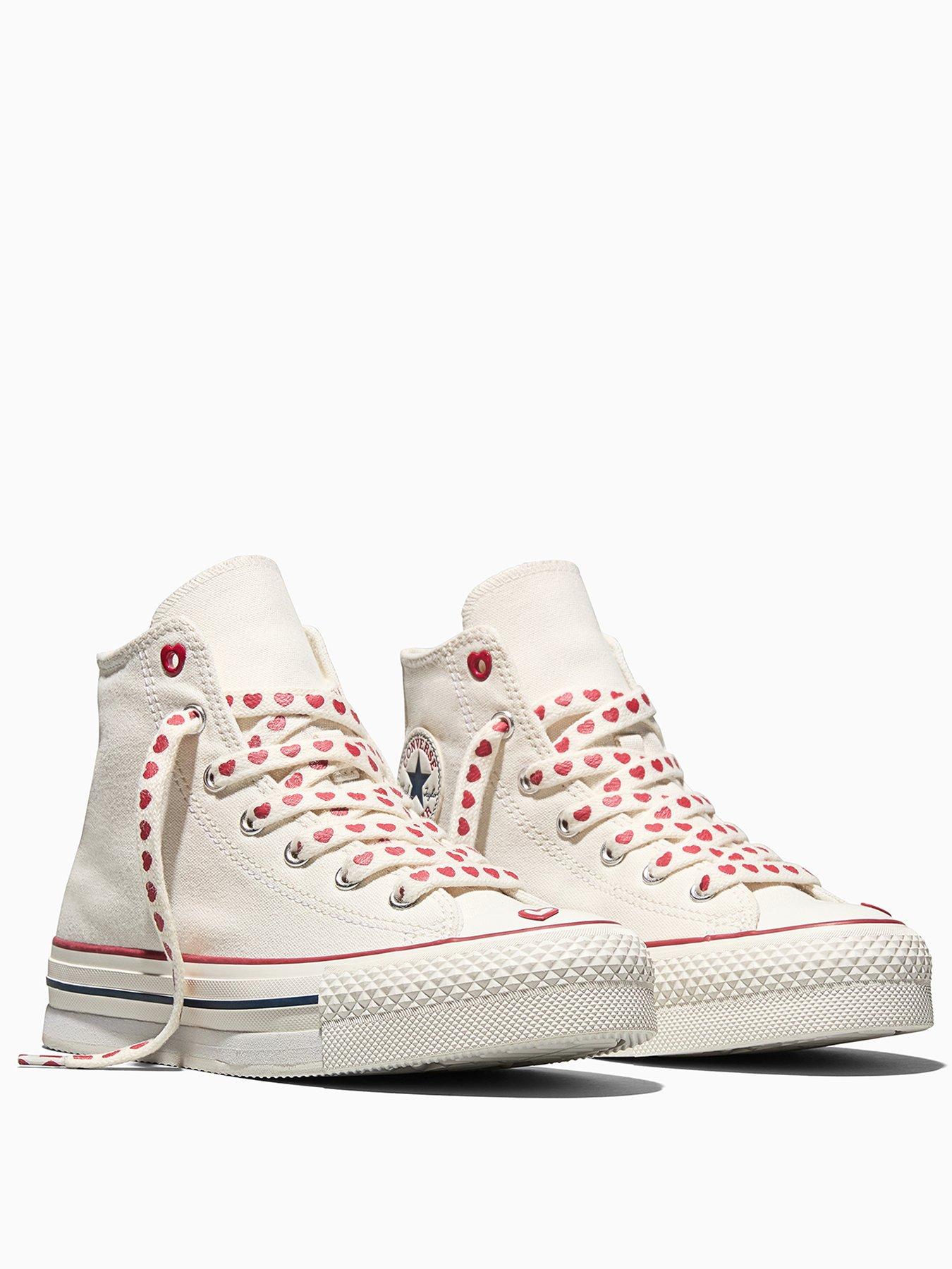 Image 2 of 7 of Converse Junior Chuck Taylor All Star Eva Lift Trainers - Cream