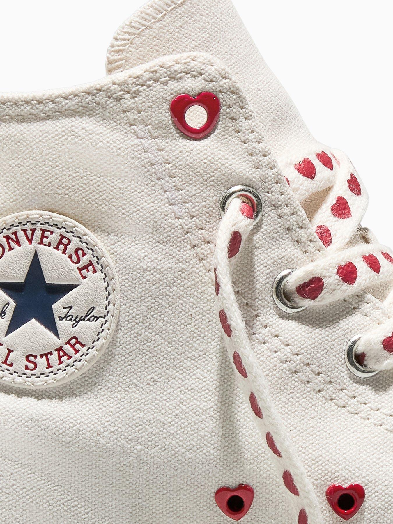 Image 6 of 7 of Converse Junior Chuck Taylor All Star Eva Lift Trainers - Cream