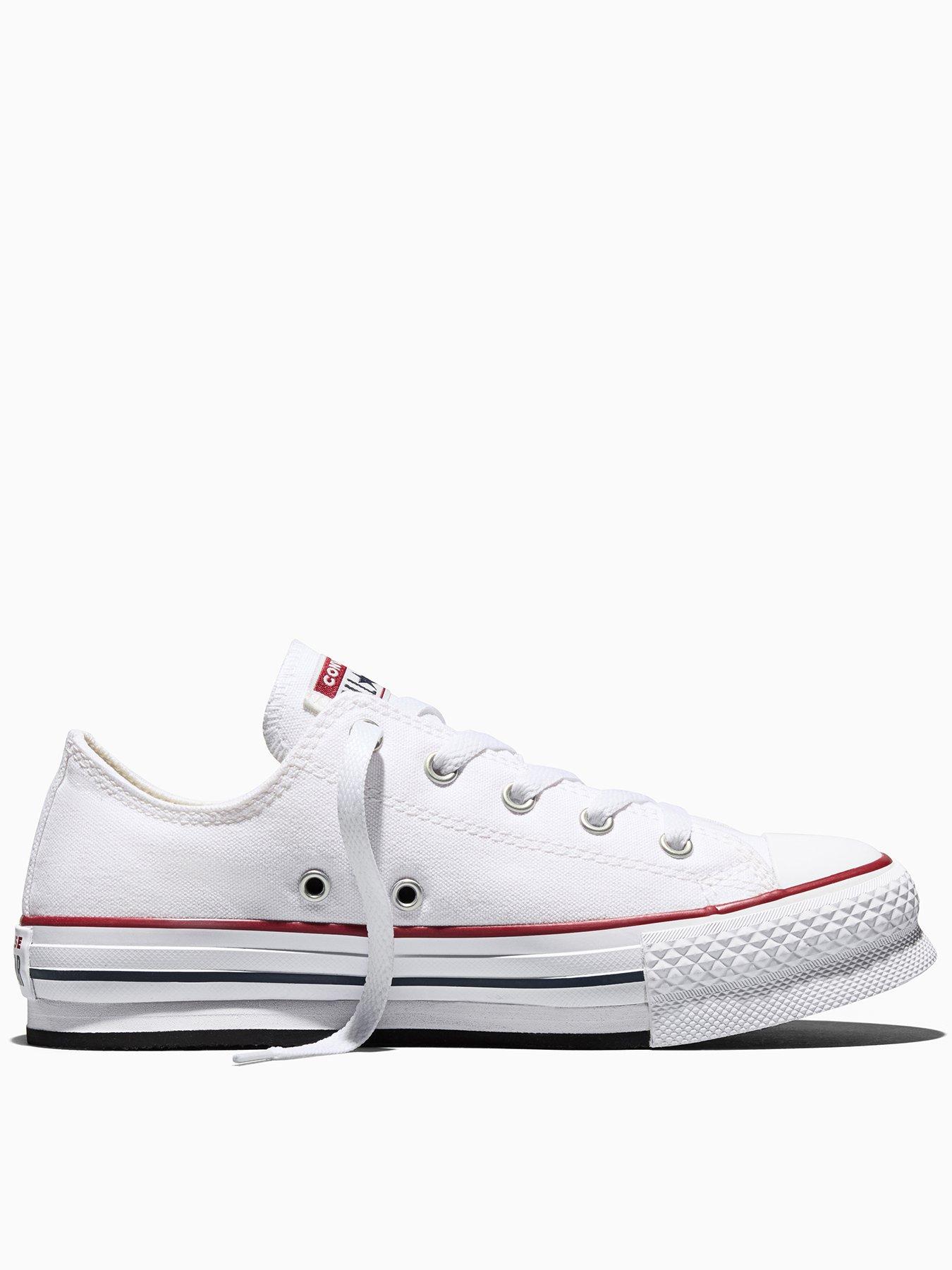 Converse Junior Chuck Taylor All Star Eva Lift Ox Trainers - White