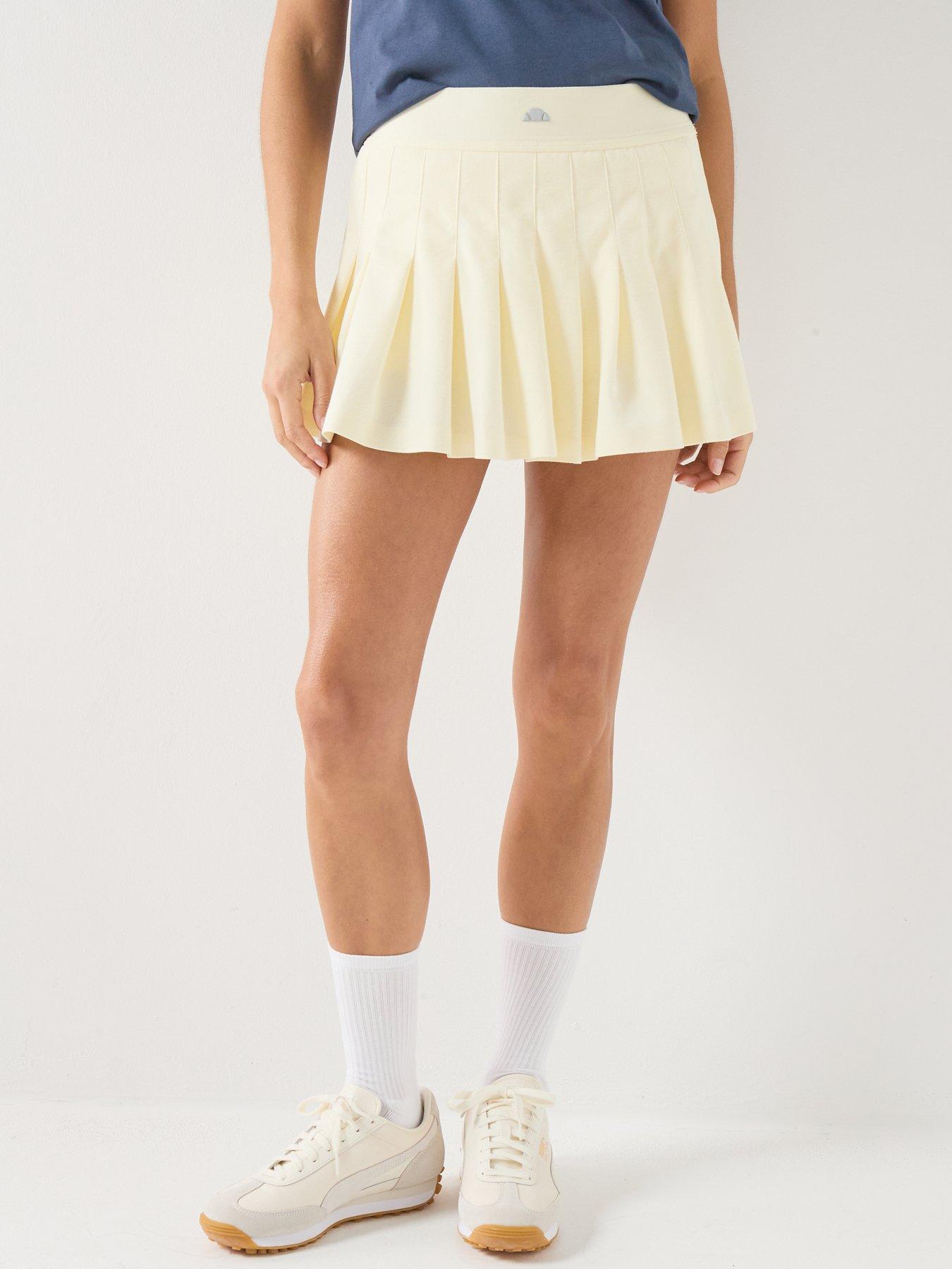 Ellesse Womens Ortegas Tennis Skort, Yellow, Size 14, Women