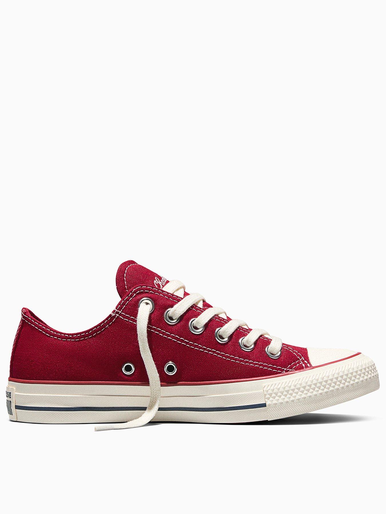 converse-womens-chuck-taylor-all-star-trainers-dark-red