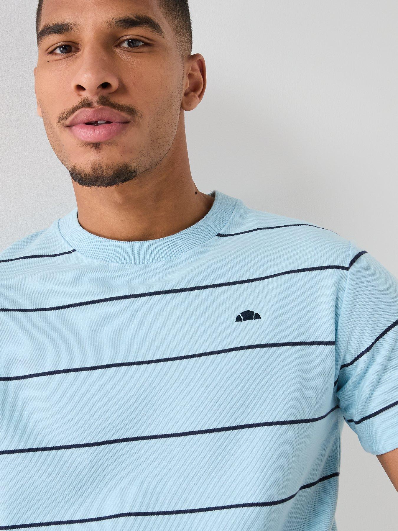 Image 4 of 5 of Ellesse Mens Verri T-Shirt - Light Blue