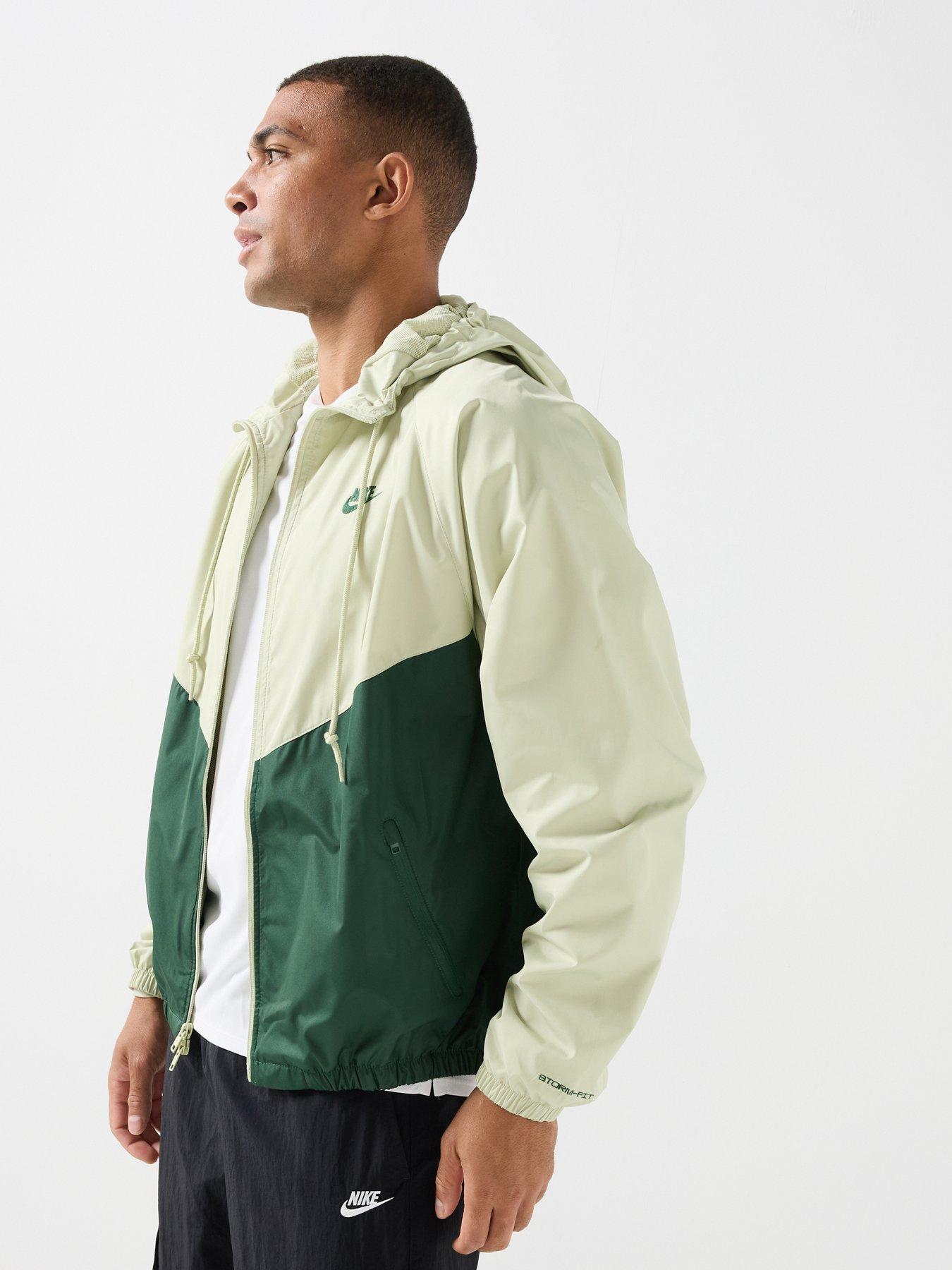 Nike Mens Windrunner Lined Lightweight Jacket - Green