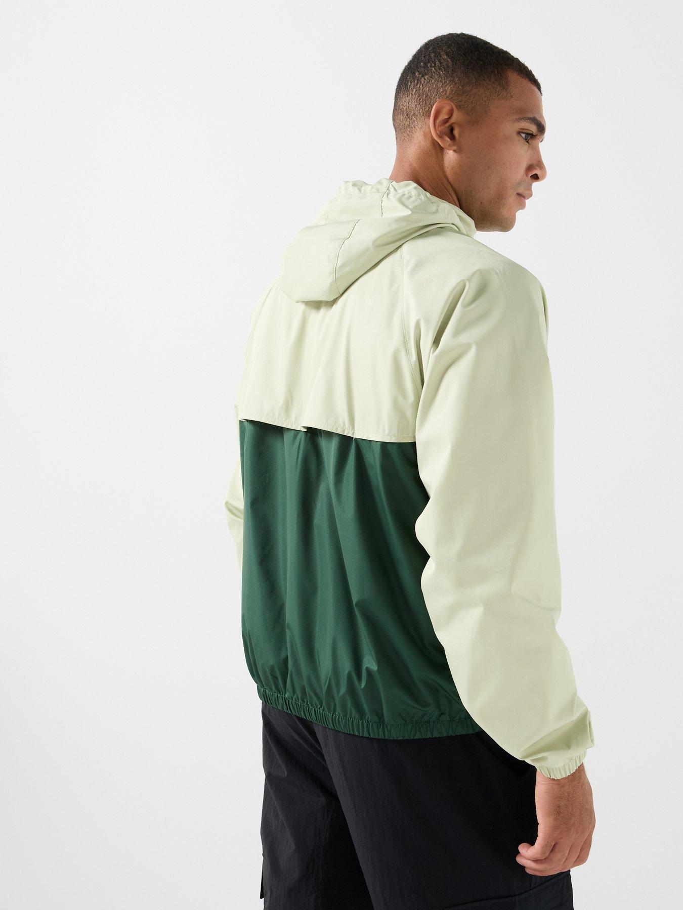 Image 2 of 6 of Nike Mens Windrunner Lined Lightweight Jacket - Green