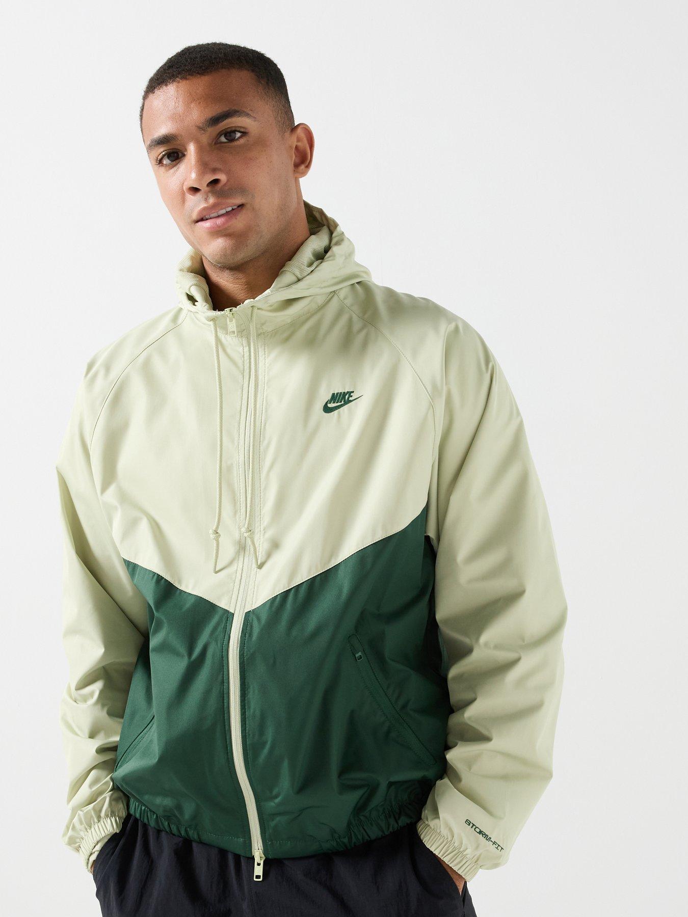 Image 6 of 6 of Nike Mens Windrunner Lined Lightweight Jacket - Green