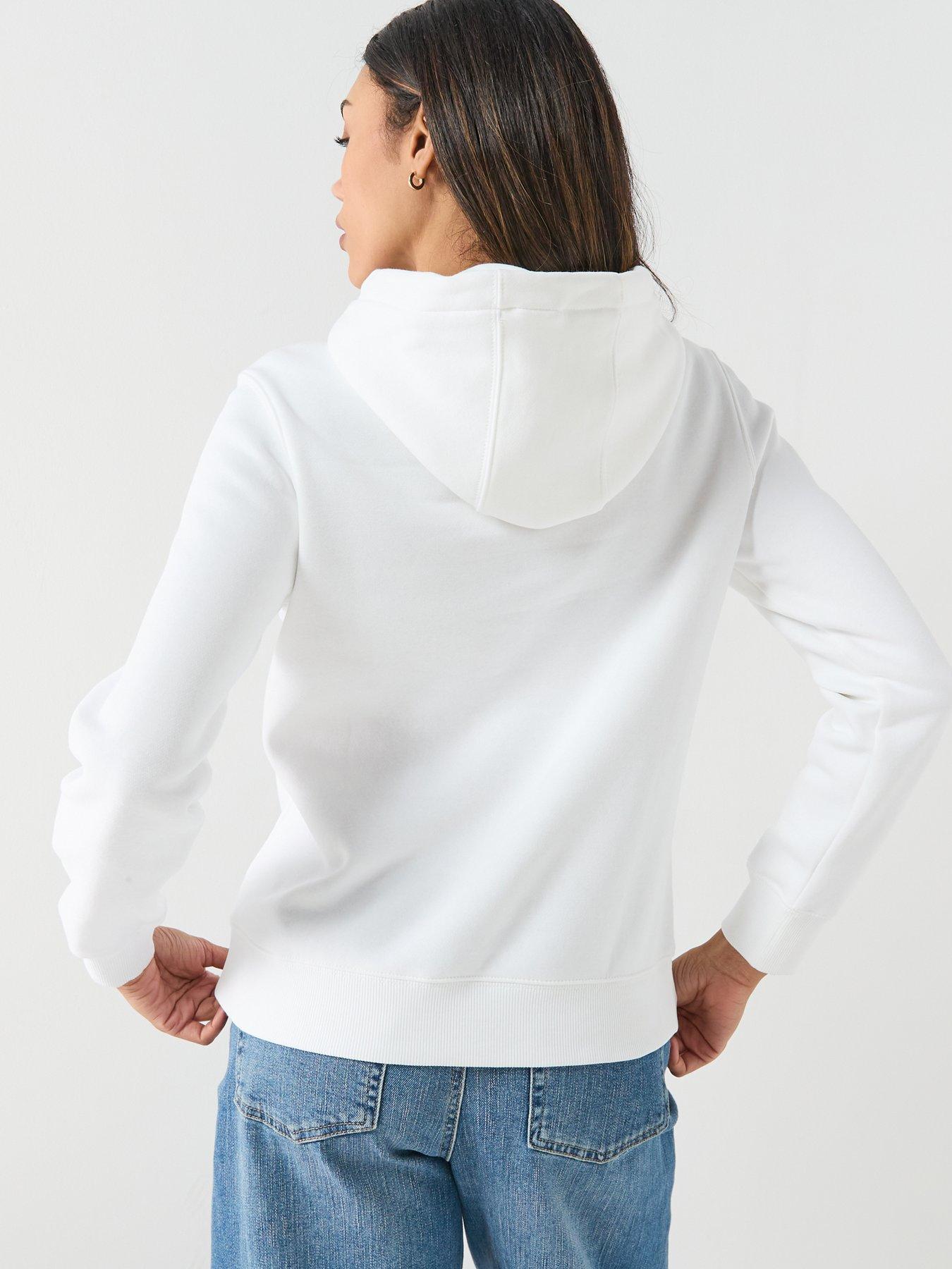 Image 2 of 5 of Tommy Jeans Flag Hoodie - White