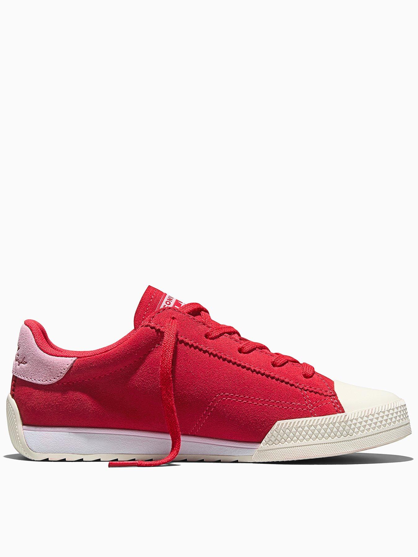 Converse Junior Chuck Taylor Lo Trainers - Red