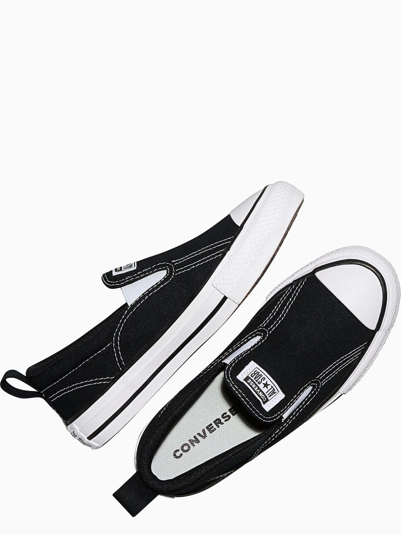 Image 4 of 6 of Converse Kids Chuck Taylor All Star Malden Slip On Trainers - Black