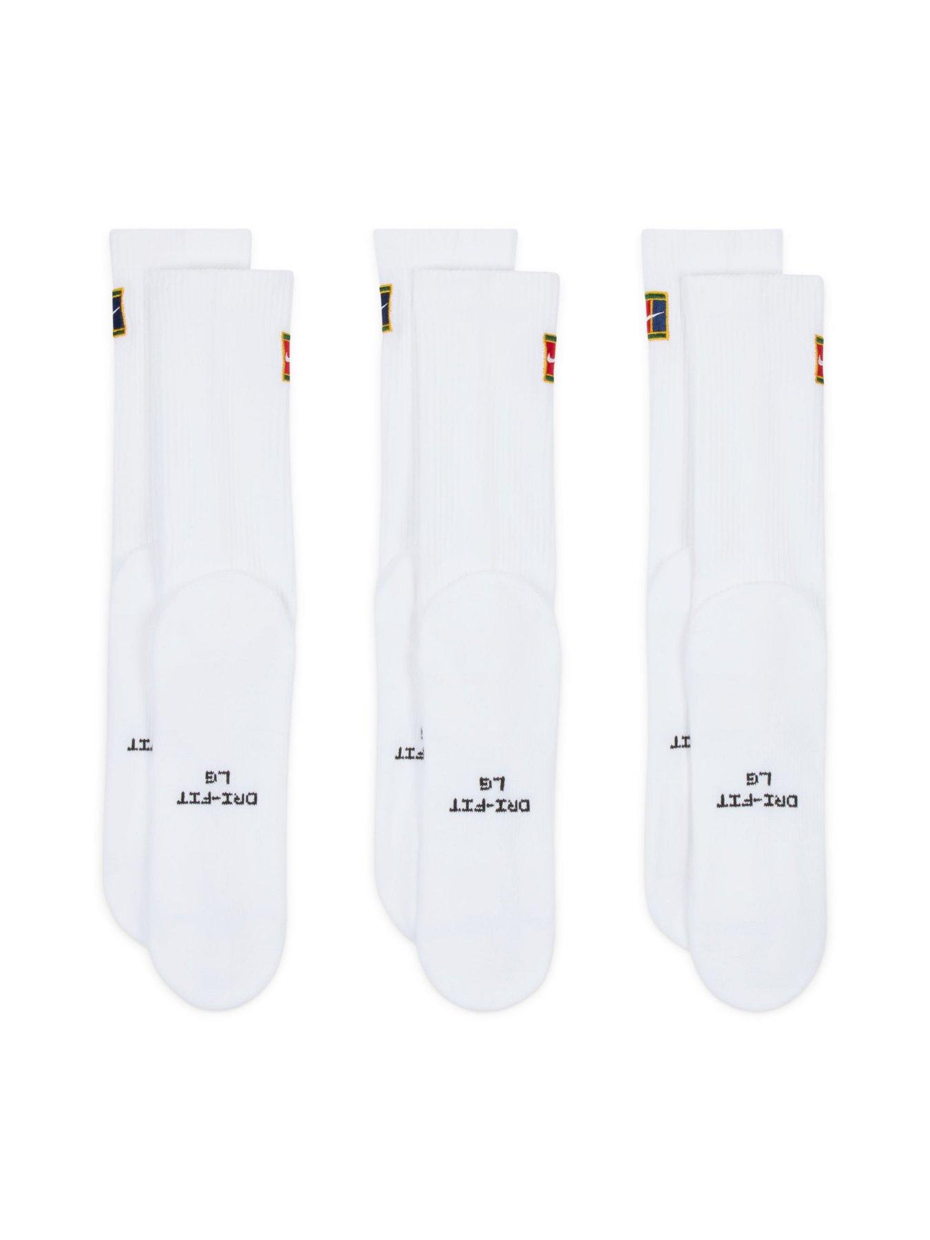 Image 3 of 4 of Nike Unisex Everyday Elevated Tennis Ankle Socks (3 Pack) - White