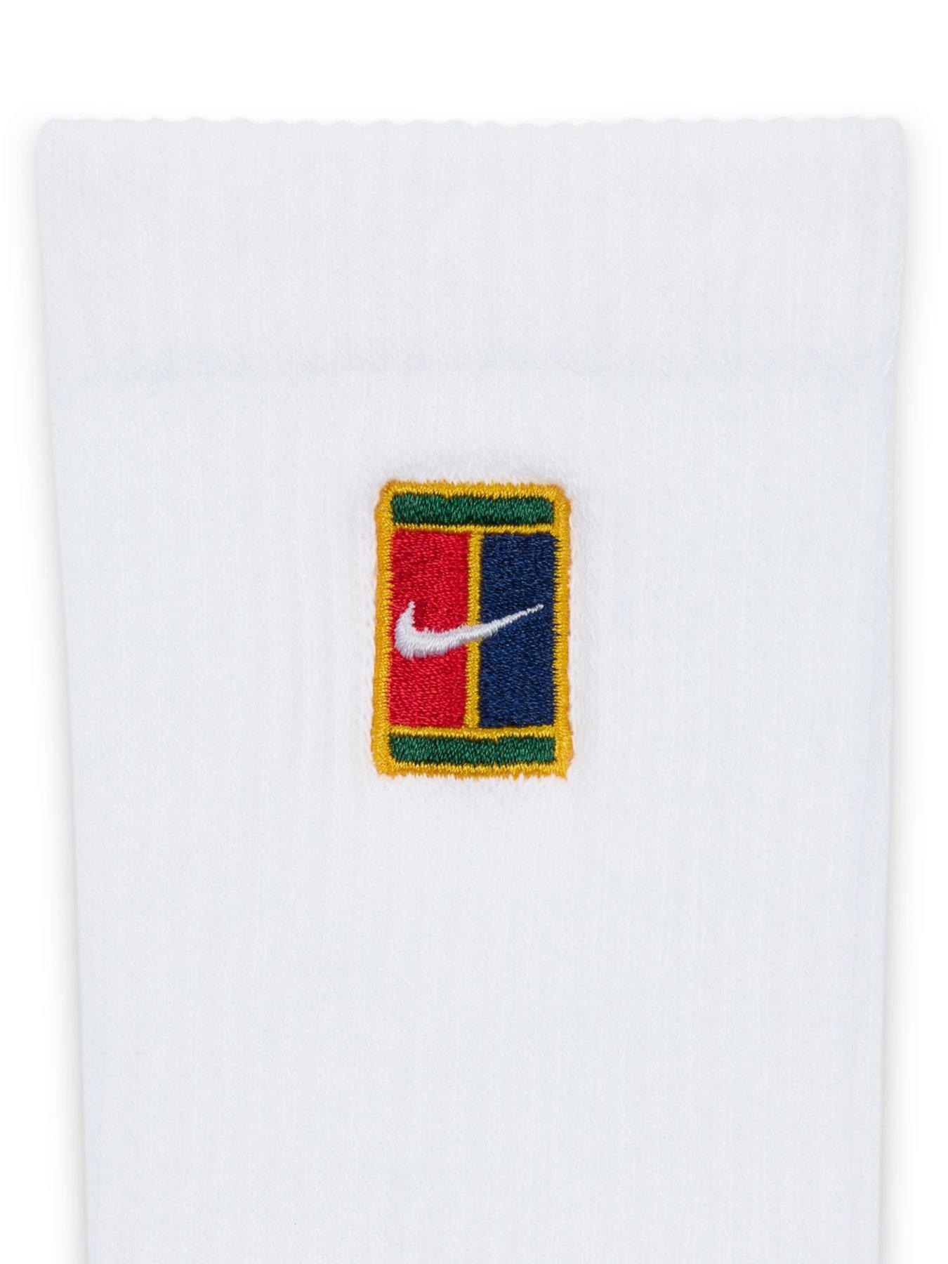 Image 4 of 4 of Nike Unisex Everyday Elevated Tennis Ankle Socks (3 Pack) - White