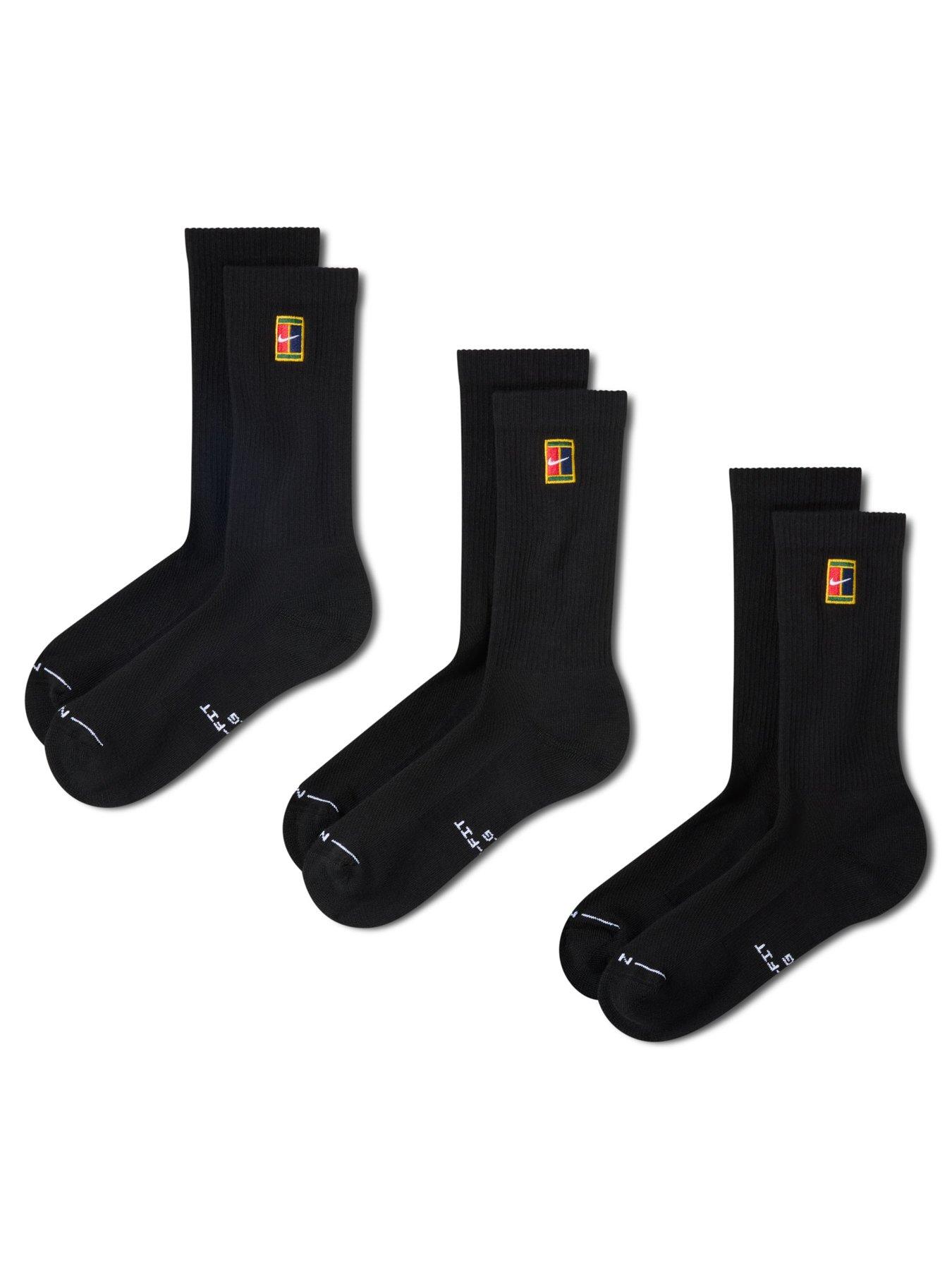 Image 2 of 5 of Nike Unisex Everyday Elevated Tennis Ankle Socks (2 Pack) - Black