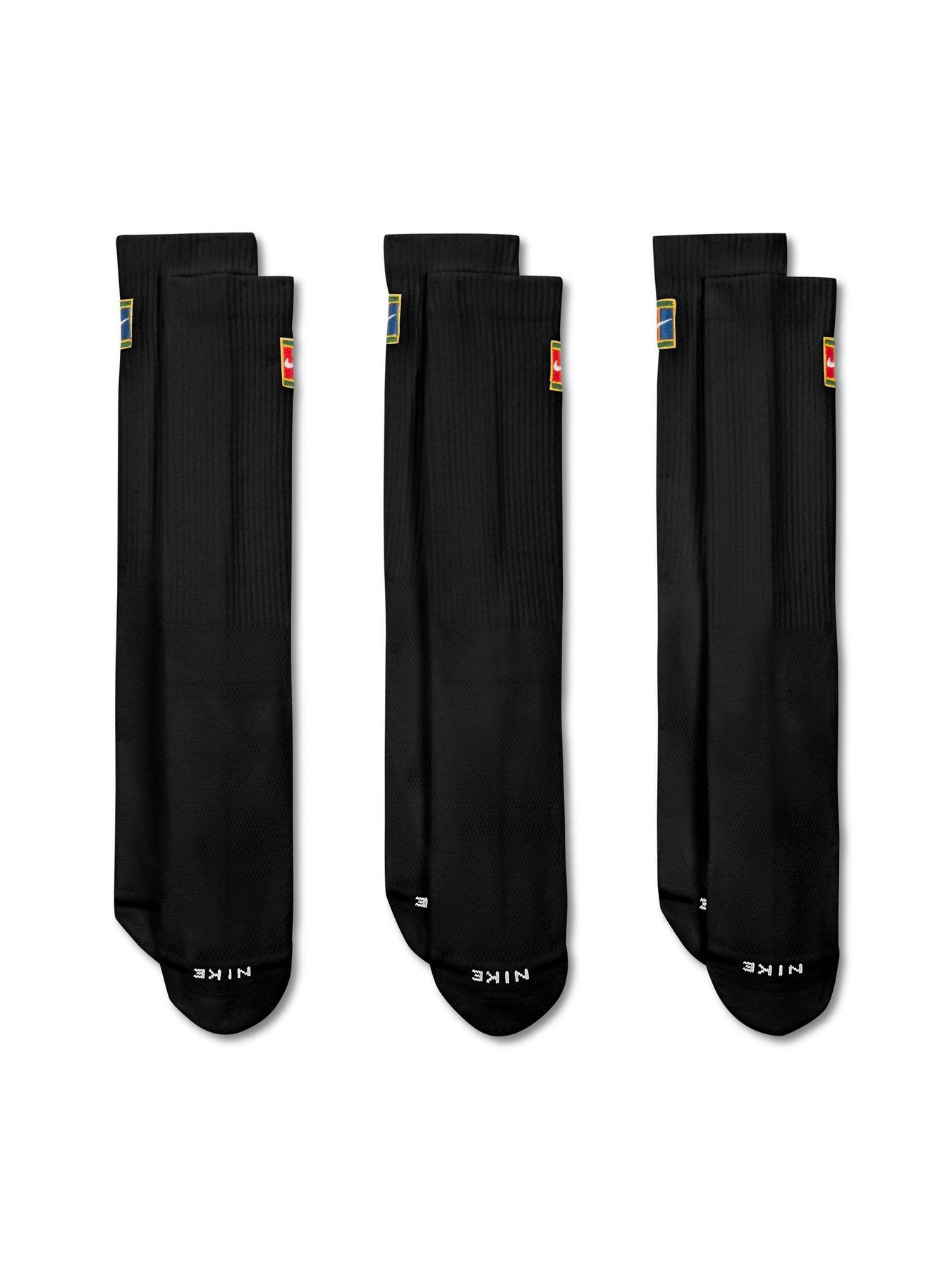 Image 3 of 5 of Nike Unisex Everyday Elevated Tennis Ankle Socks (2 Pack) - Black