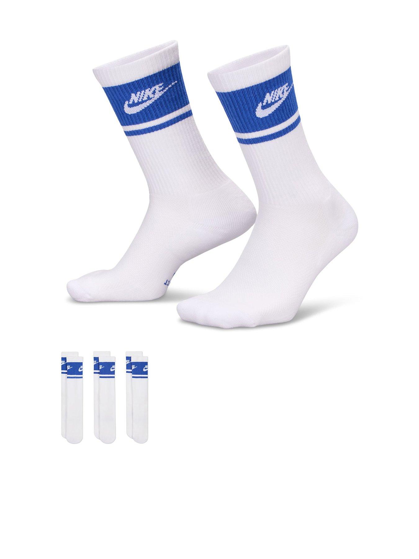 Nike Unisex Everyday Elevated Crew Socks (3 Pack) - Multi