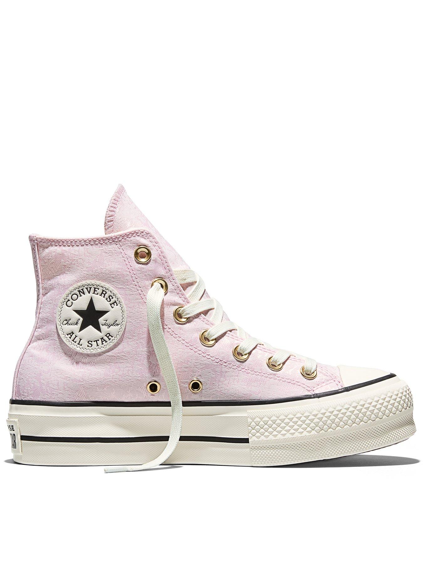 Converse: Womens Chuck Taylor All Star Lift Trainers - Pink