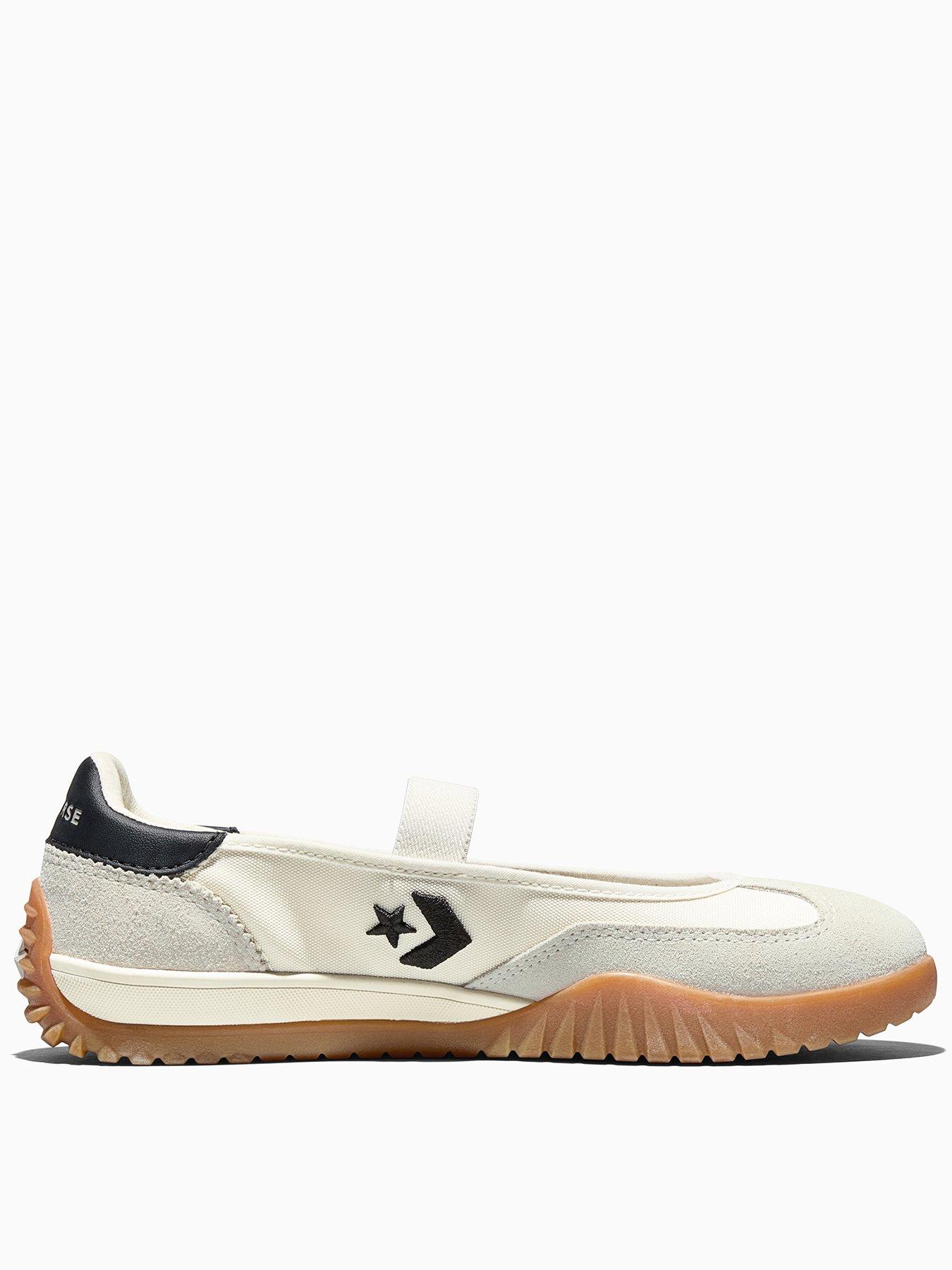 Image 1 of 7 of Converse Womens Run Star Ballet Flat Trainers - Khaki