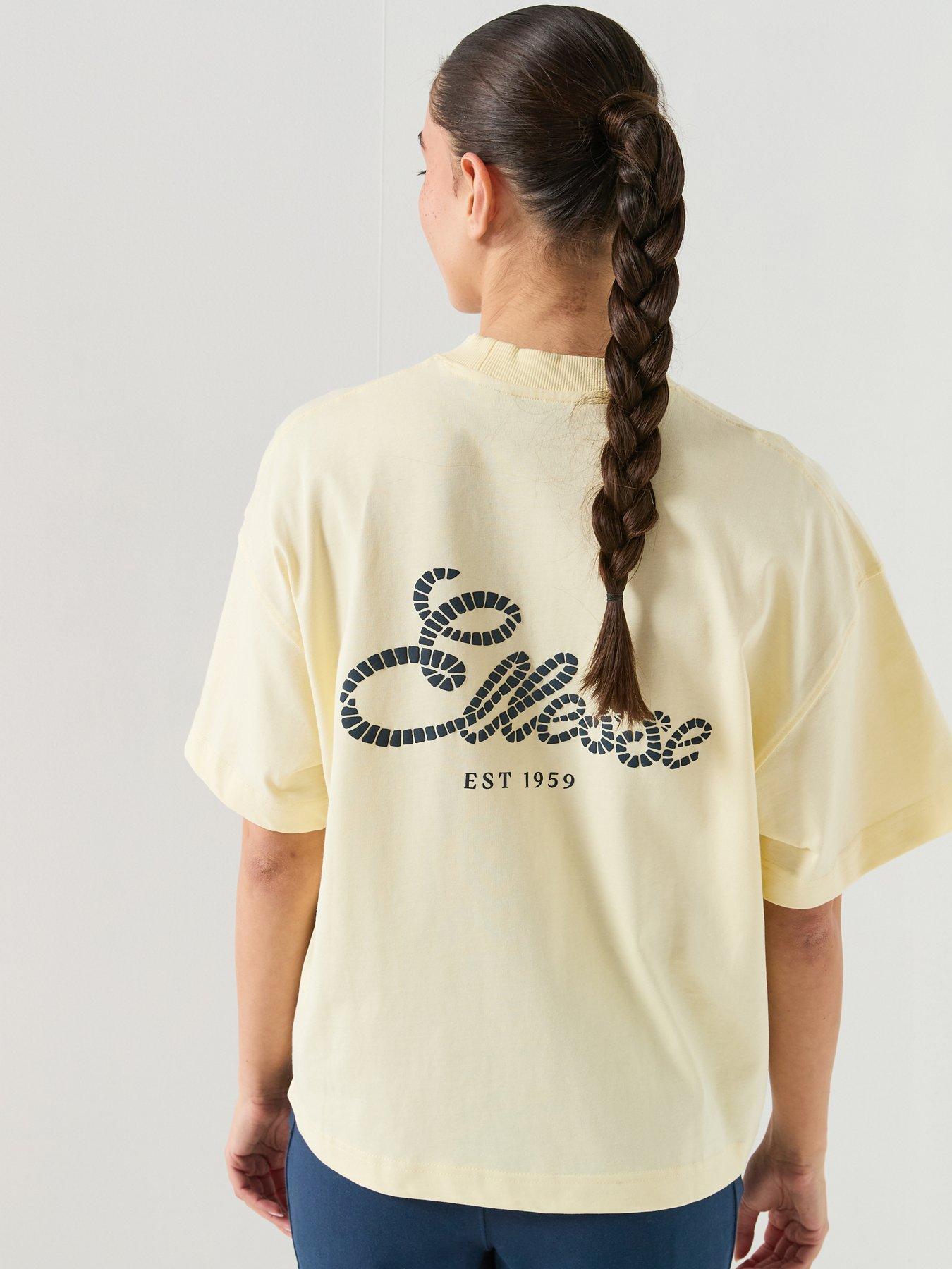 Ellesse Womens Deliziosi T-Shirt, Yellow, Size 8, Women