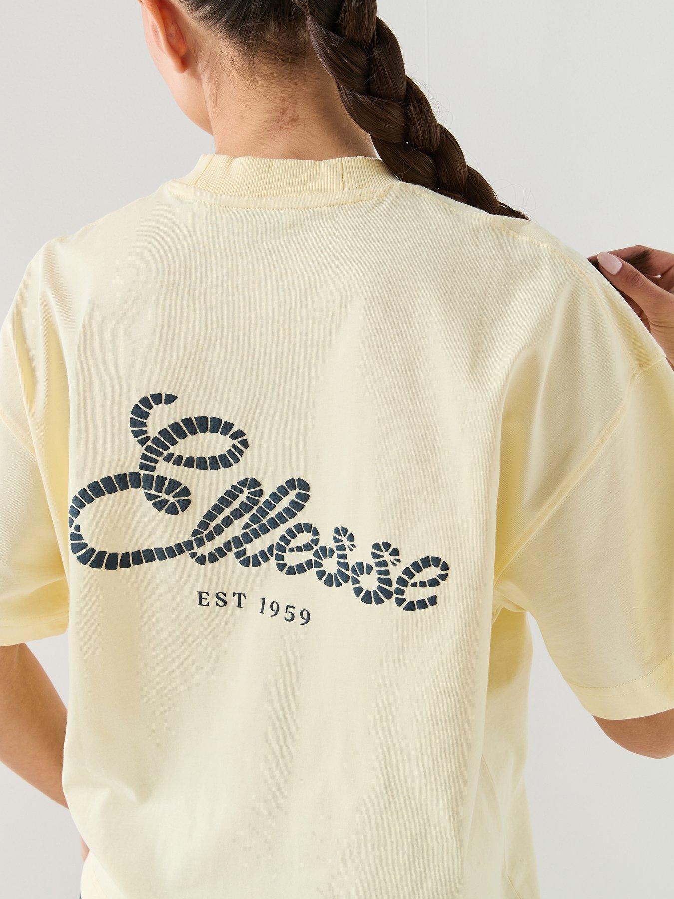 Image 6 of 6 of Ellesse Womens Deliziosi T-Shirt - Light Yellow
