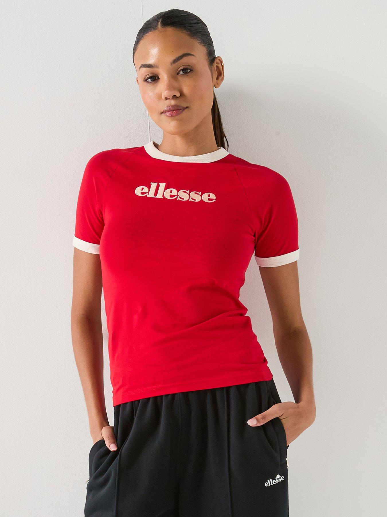 Ellesse Womens Albenga T-Shirt - Red