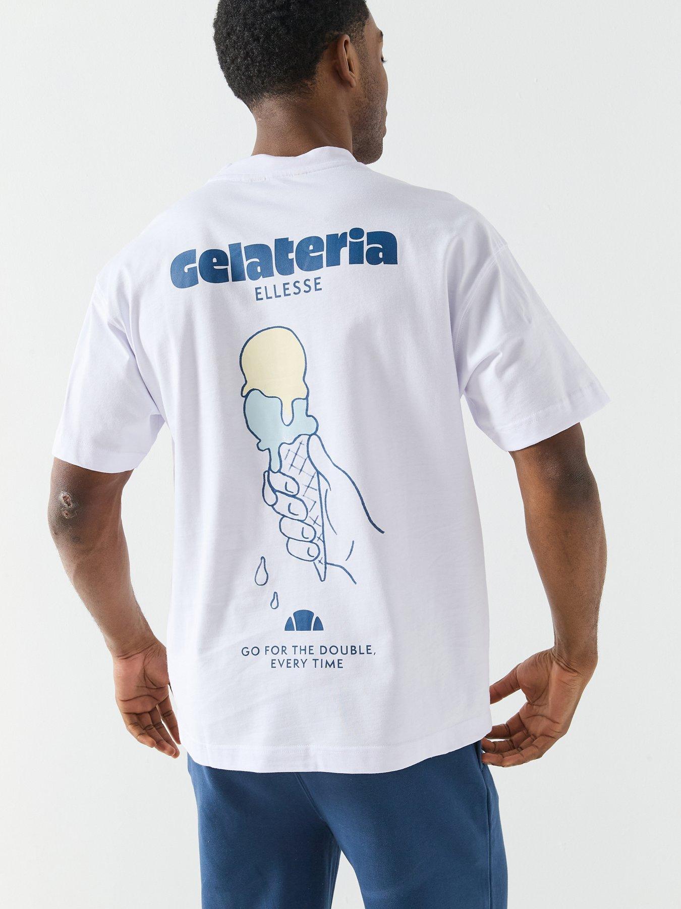 Ellesse Mens Gelateria T-Shirt - White