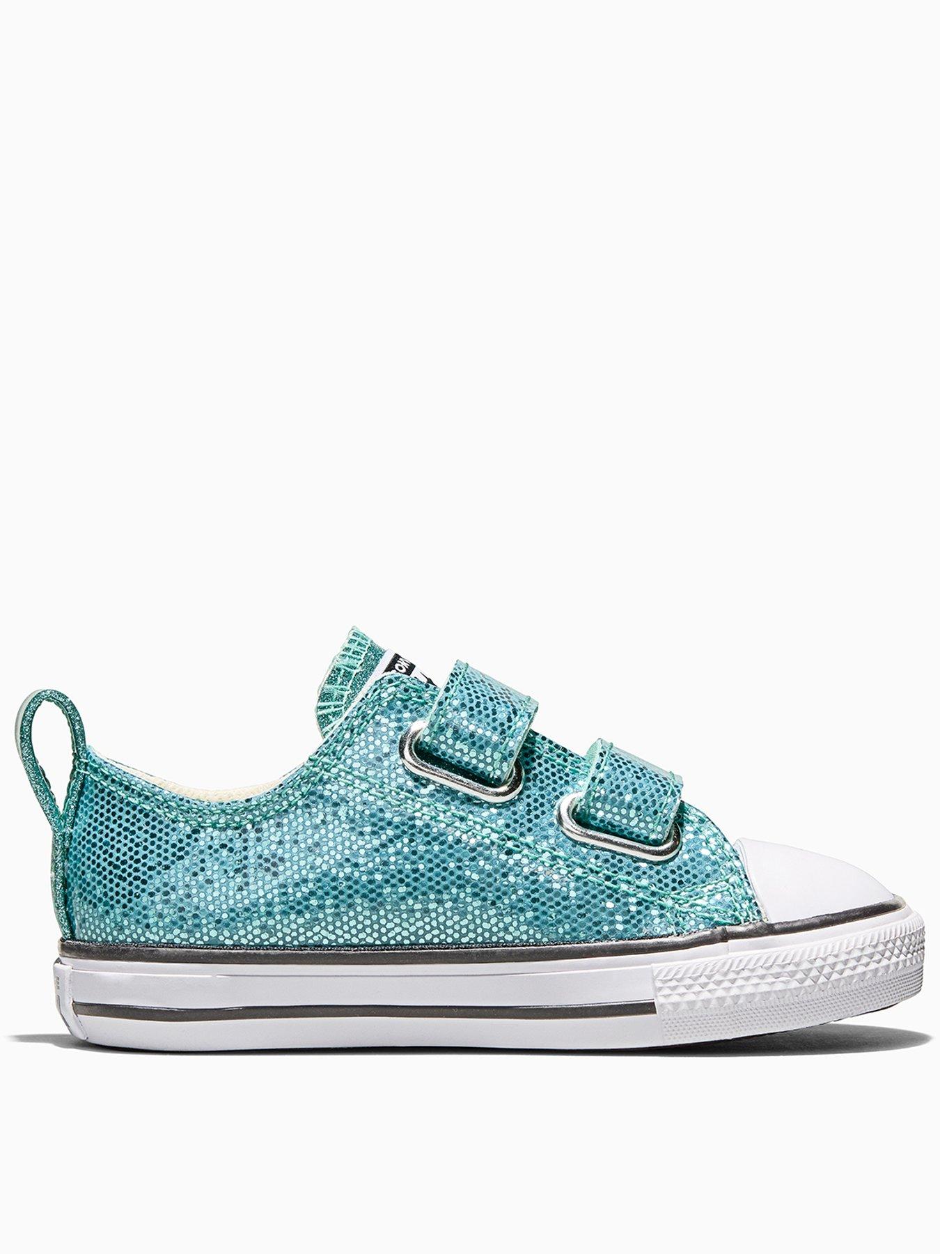 Converse Infant Chuck Taylor All Star 2V Trainers, Blue, Size 2 Younger