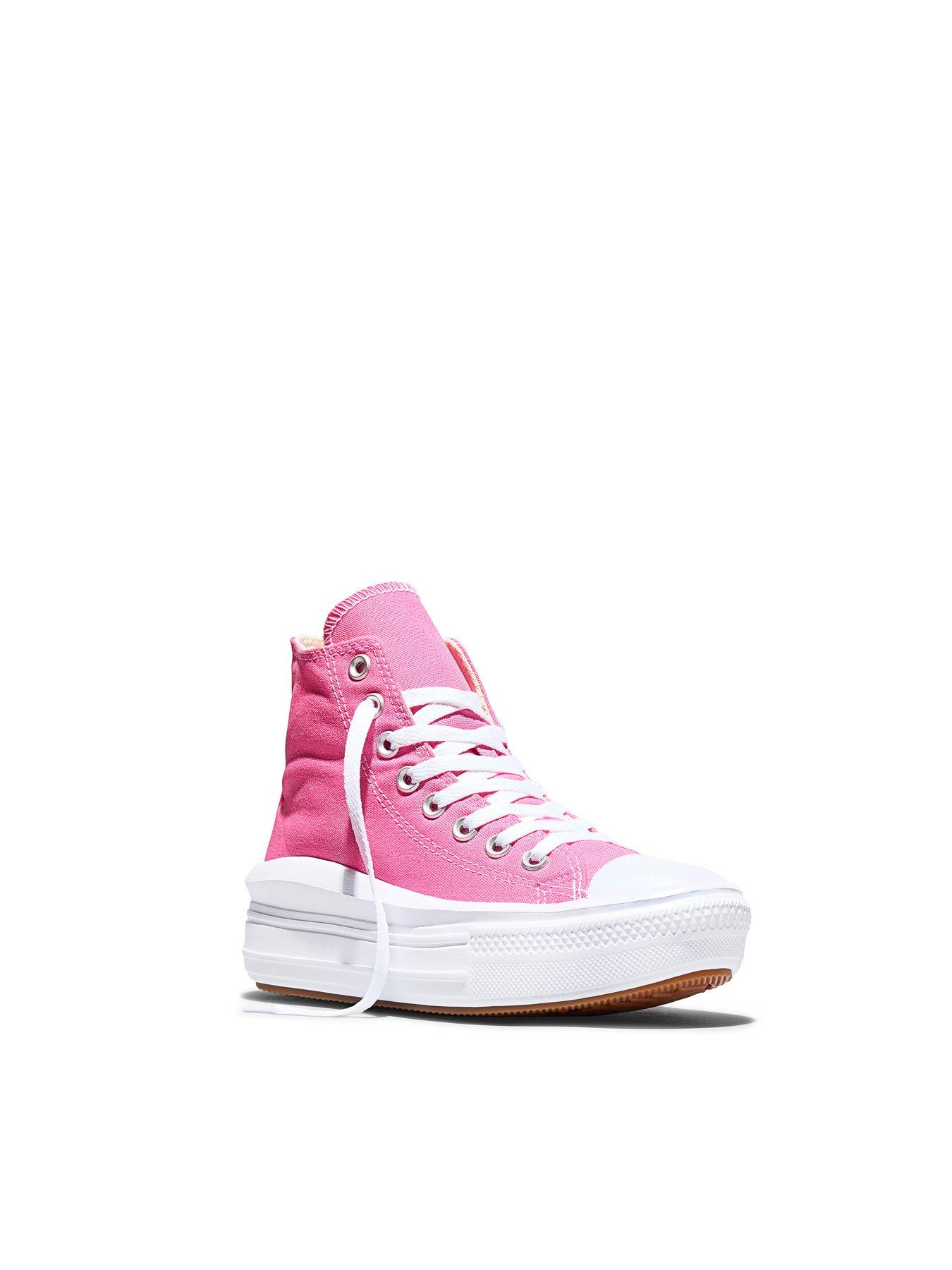 Image 7 of 7 of Converse Womens Chuck Taylor All Star Move Trainers - Pink