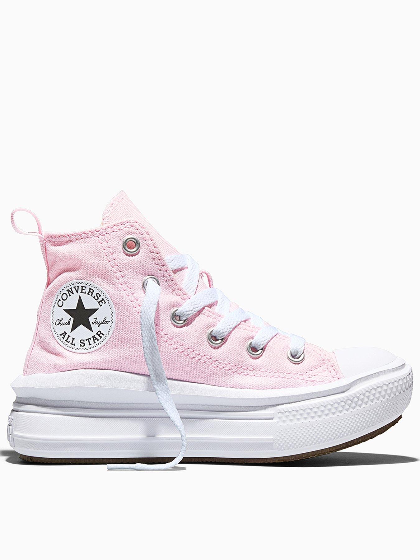 Converse Kids Chuck Taylor All Star Move Trainers - Pink