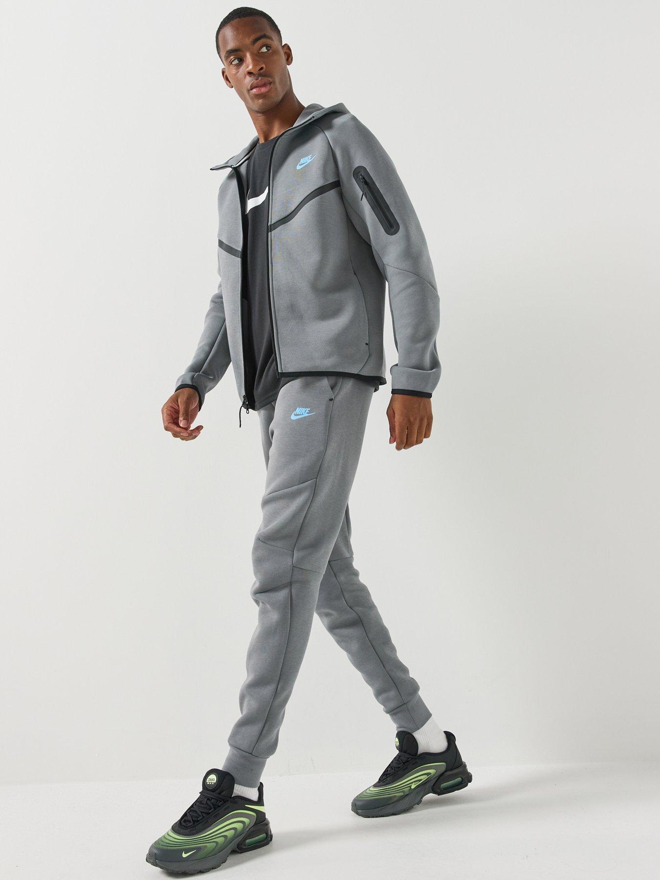 Image 3 of 5 of Nike Mens Tech Fleece Tapered Joggers - Grey